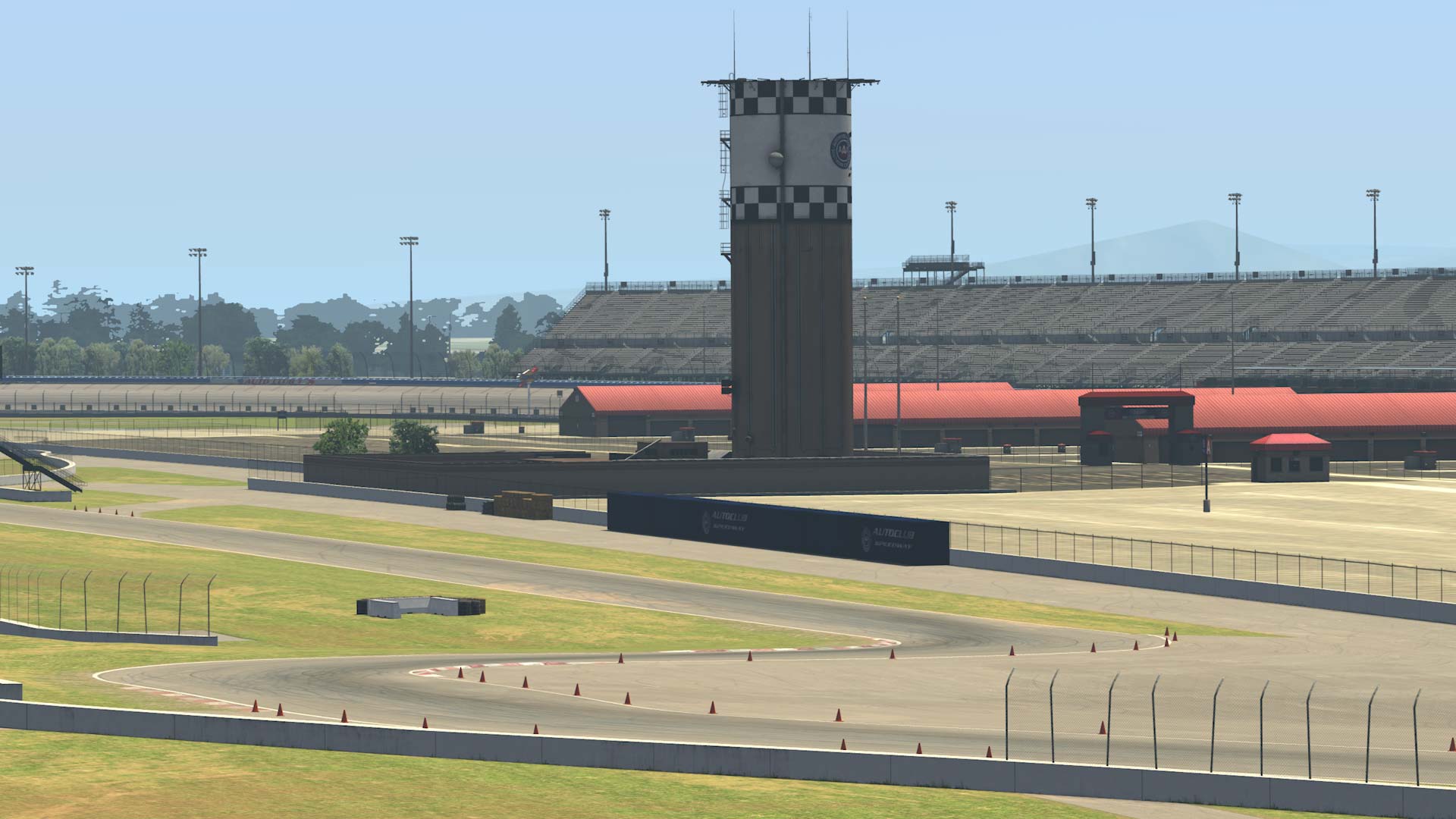 Auto Club Speedway circuit view 2