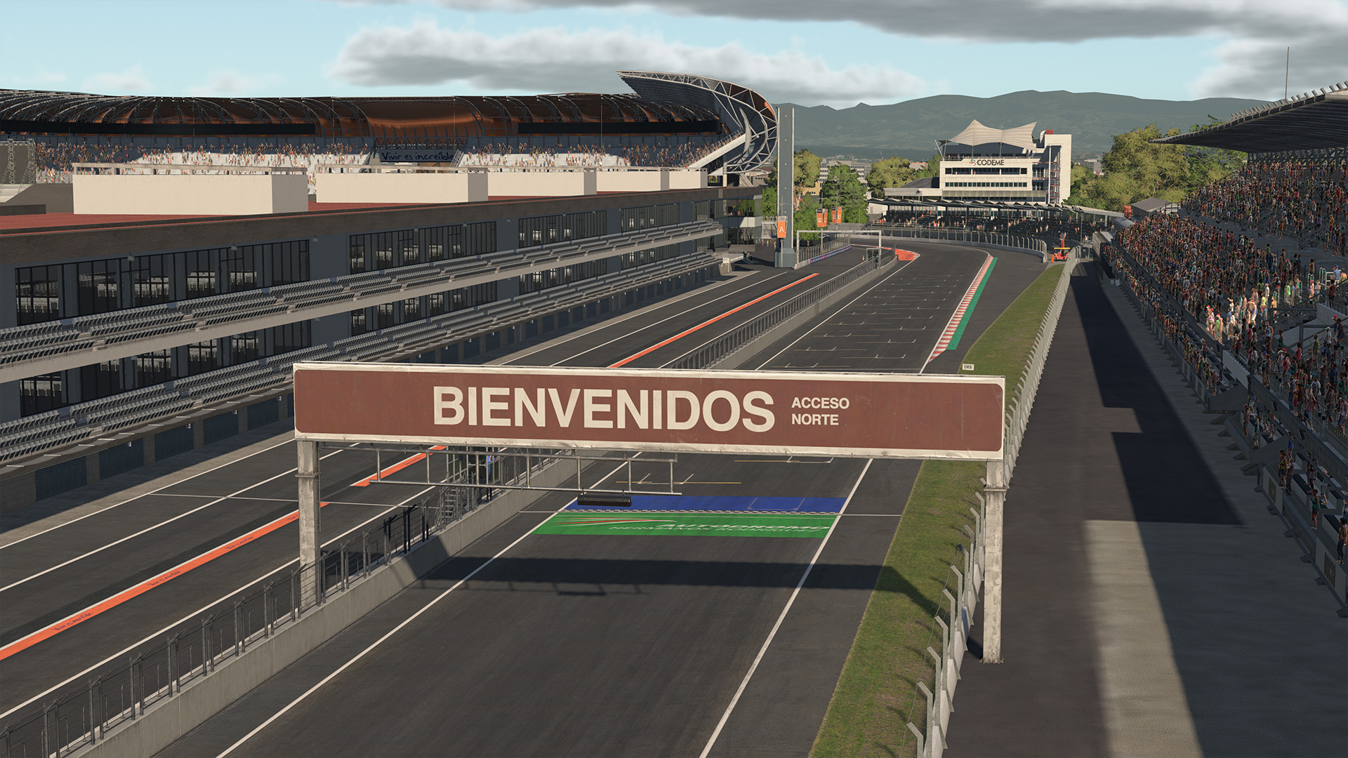 Autódromo Hermanos Rodríguez circuit view 1