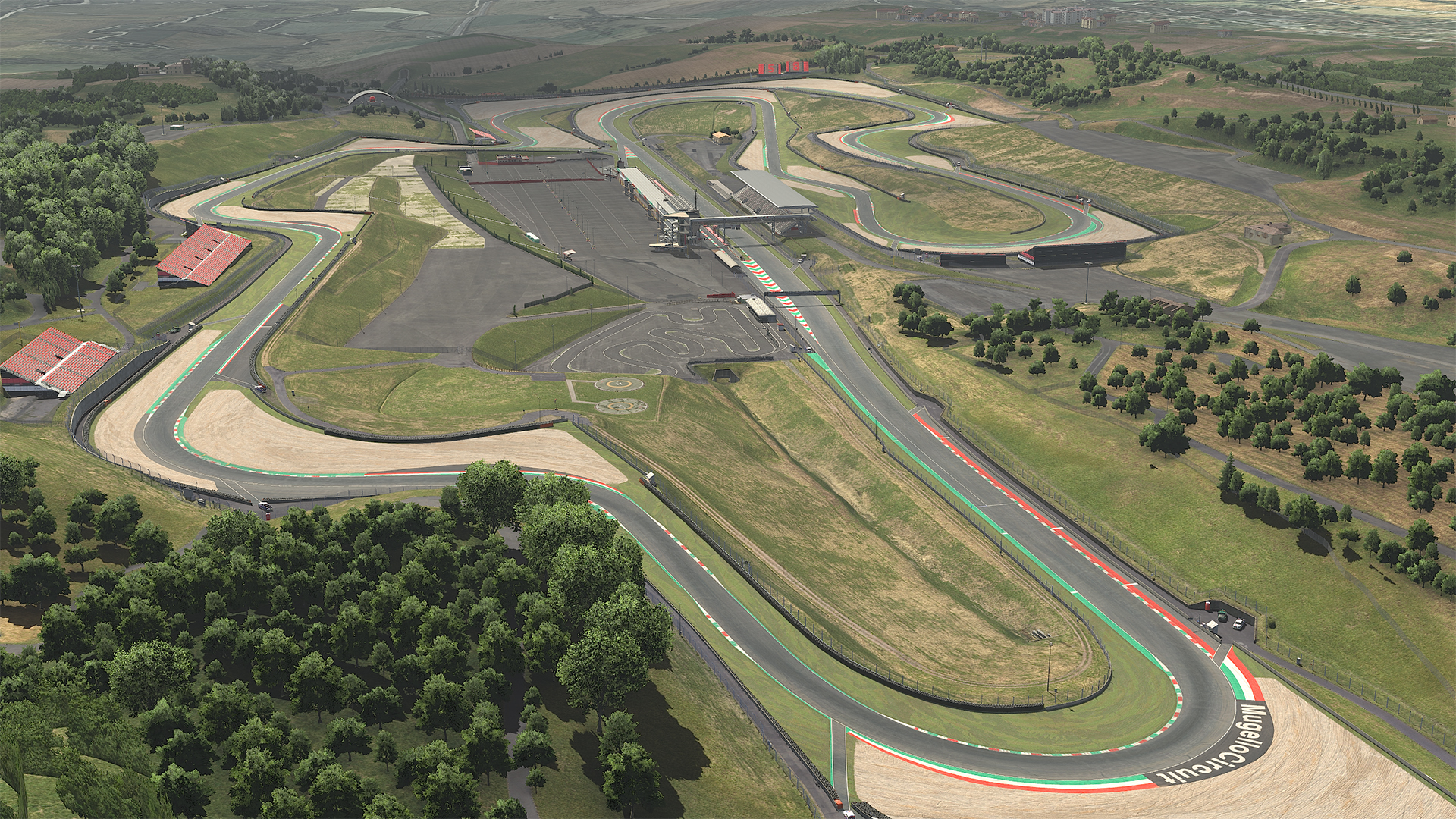 Autodromo Internazionale del Mugello circuit view 2