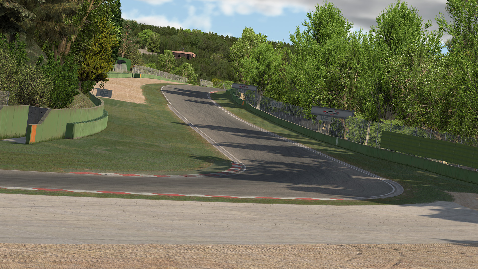 Autodromo Internazionale Enzo e Dino Ferrari circuit view 1
