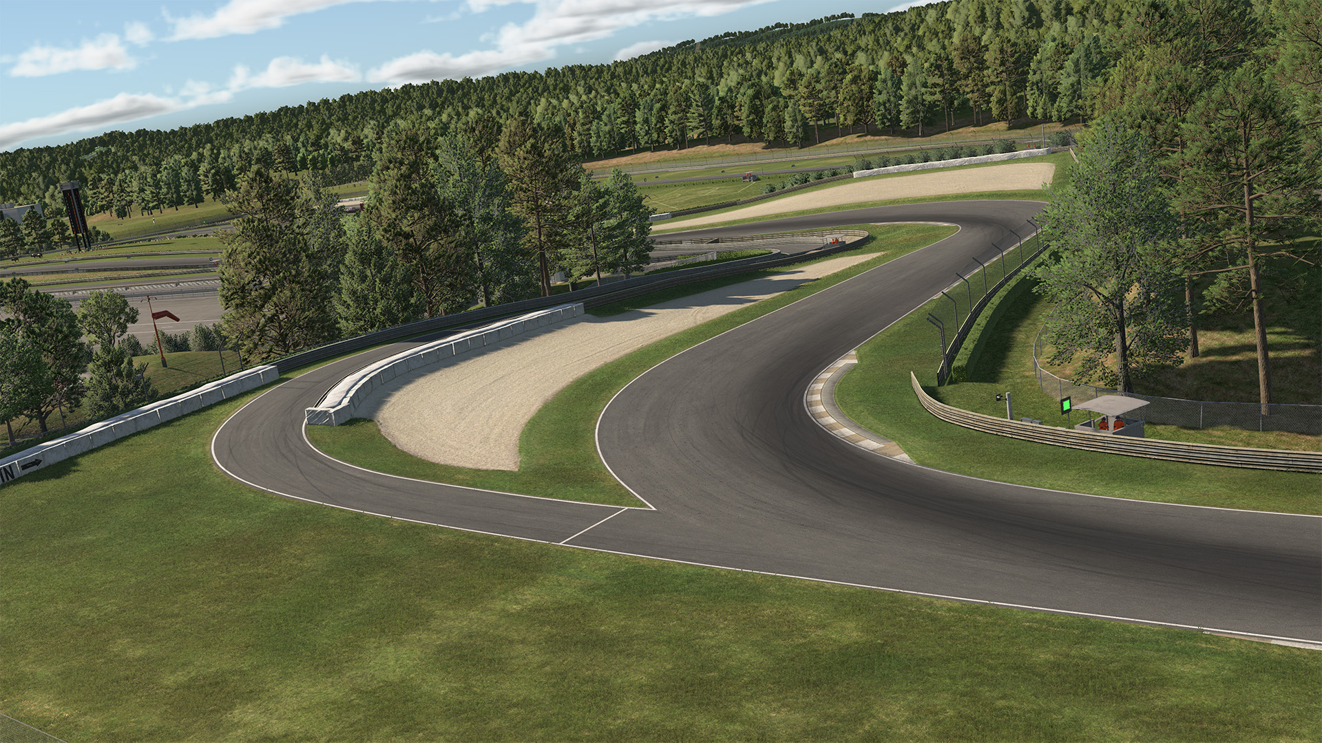 Barber Motorsports Park circuit view 1