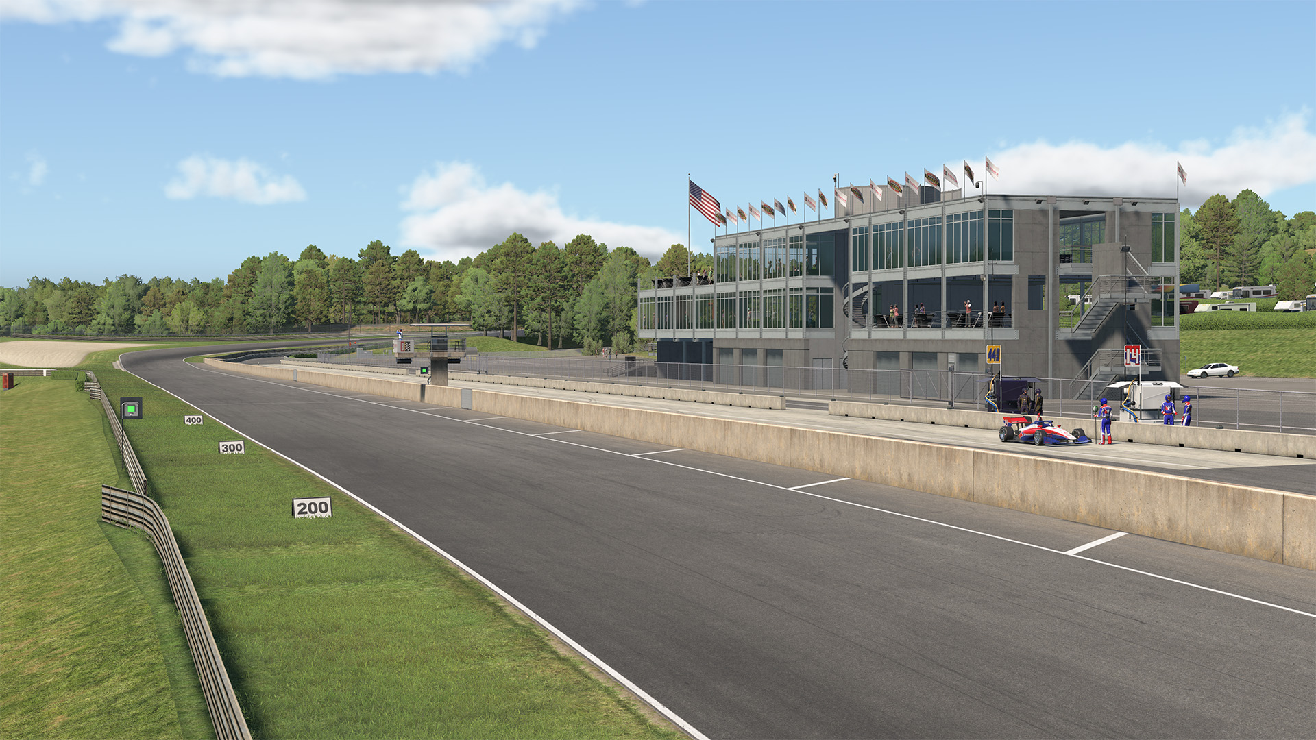 Barber Motorsports Park circuit view 2