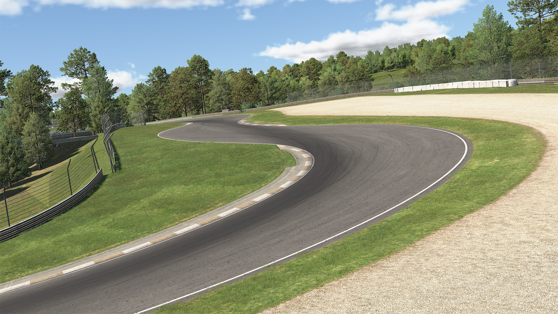 Barber Motorsports Park circuit view 4
