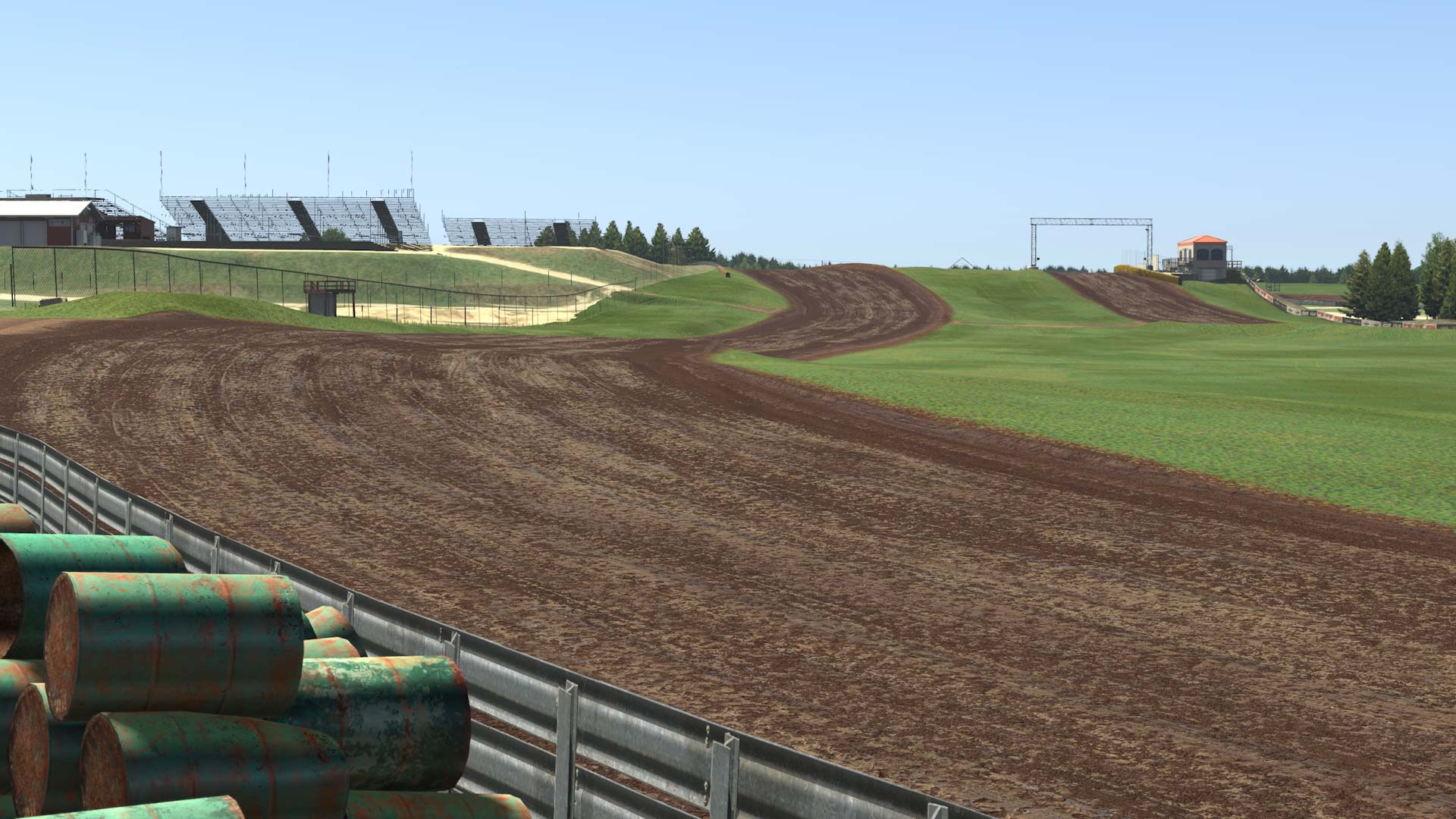 Bark River International Raceway circuit view 1