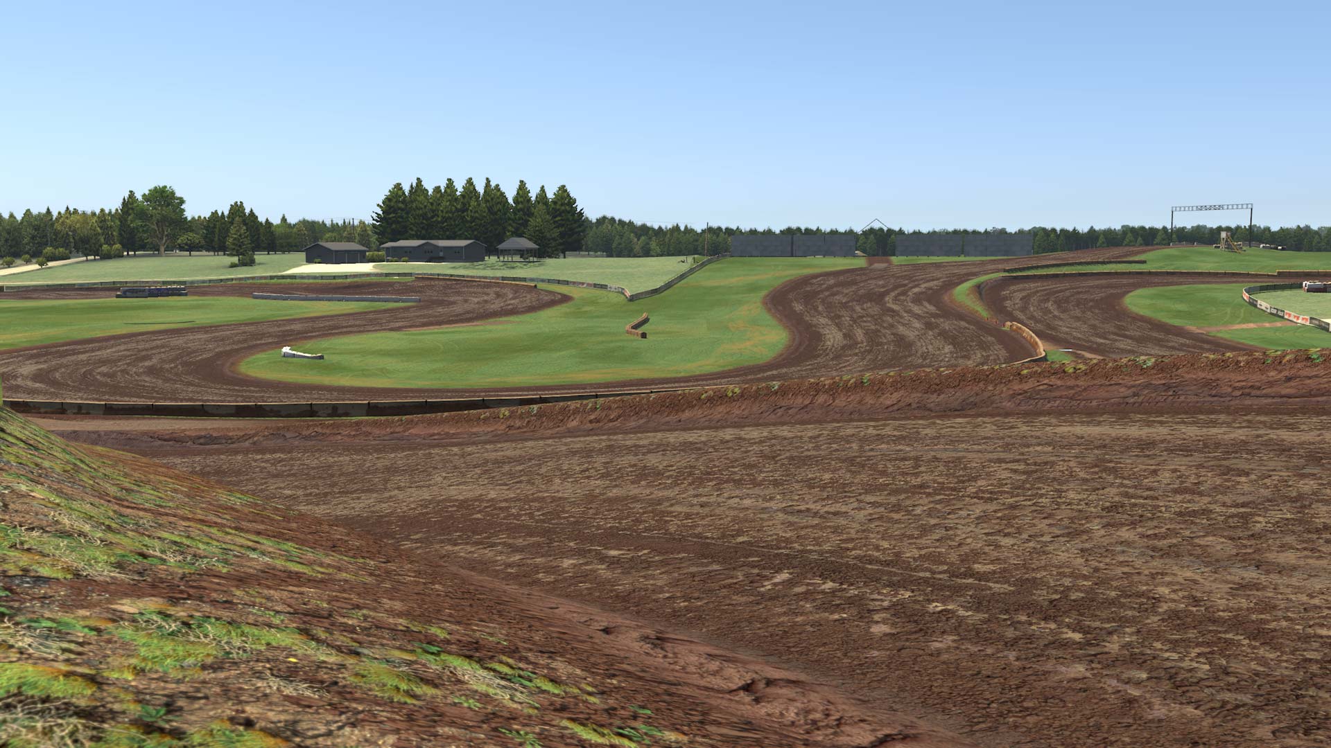 Bark River International Raceway circuit view 2