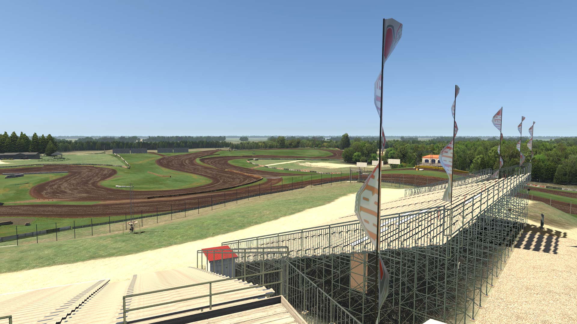 Bark River International Raceway circuit view 3