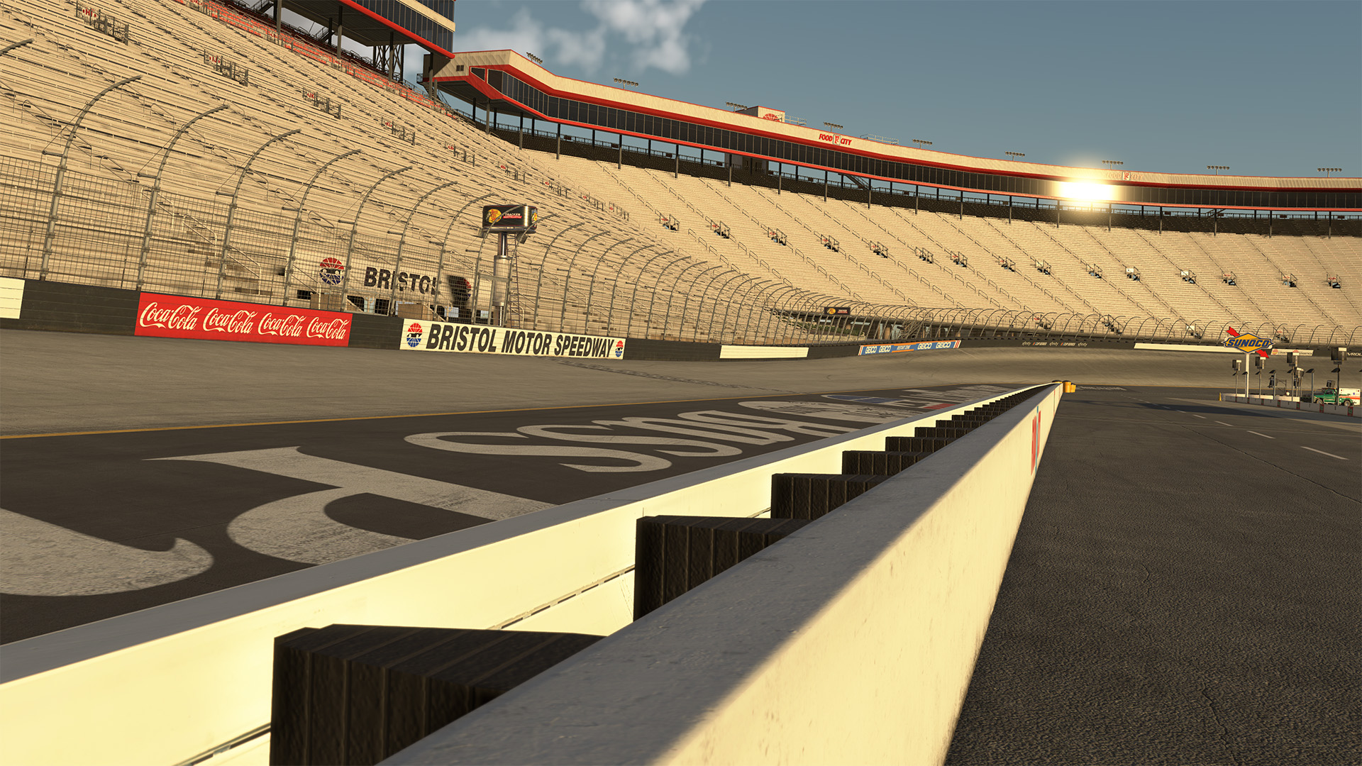 Bristol Motor Speedway circuit view 1