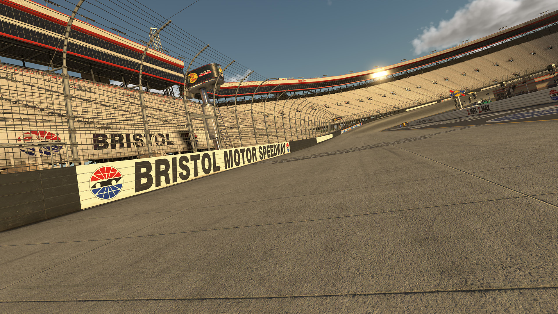 Bristol Motor Speedway circuit view 2