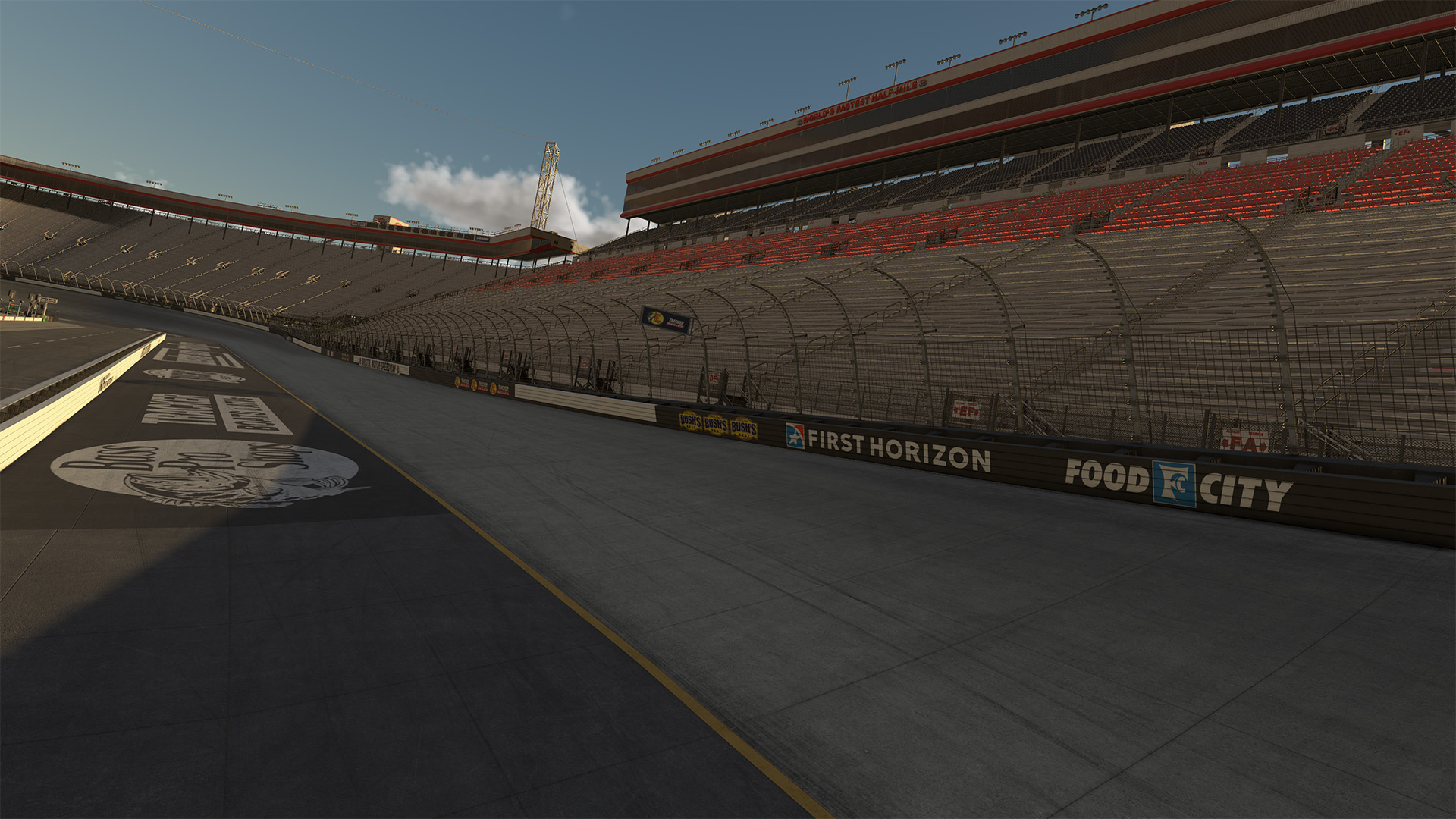 Bristol Motor Speedway circuit view 3