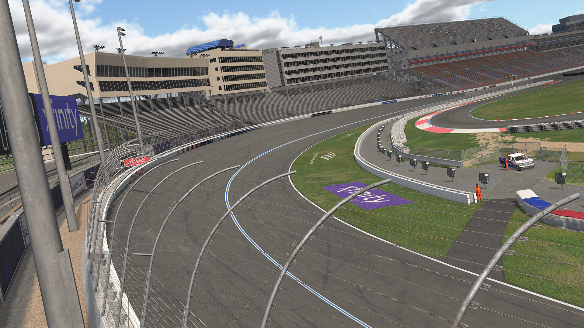 Charlotte Motor Speedway circuit view 2