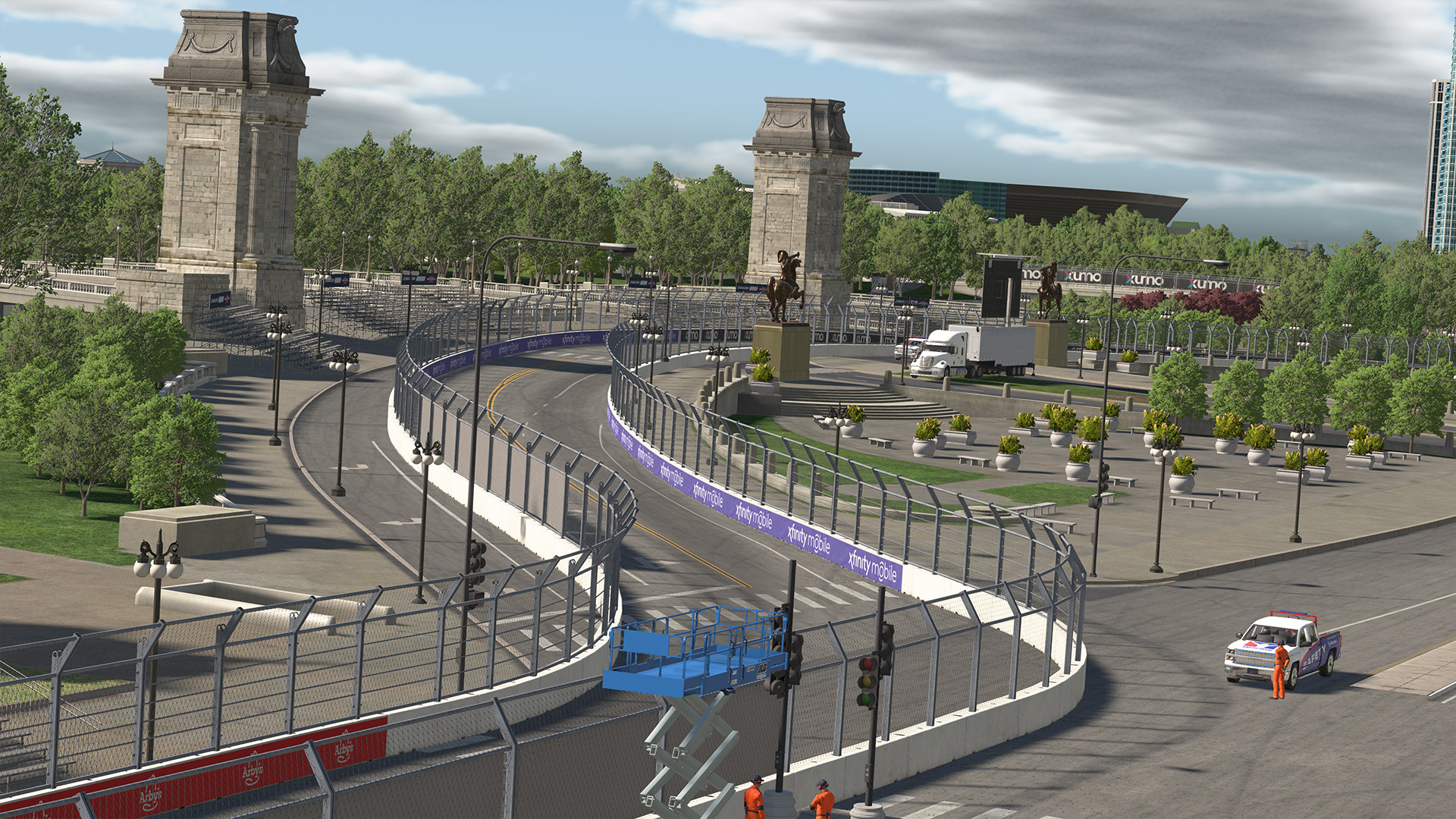Chicago Street Course circuit view 4