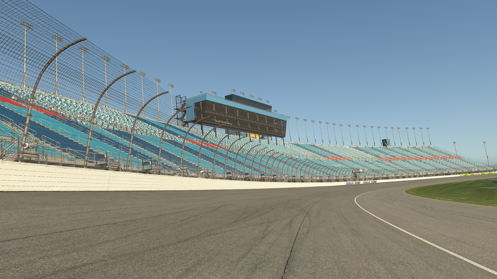Chicagoland Speedway circuit view 1