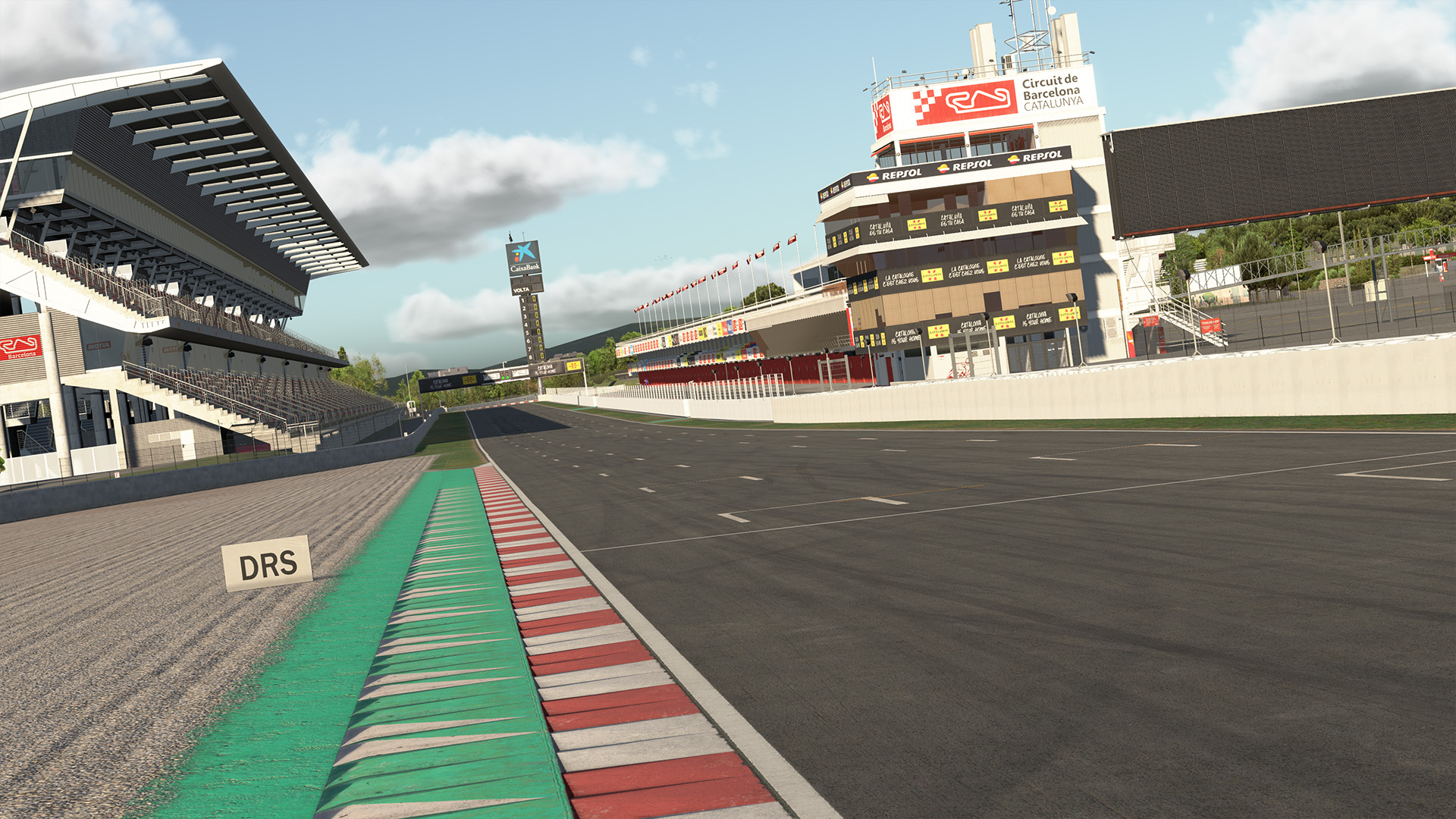 Circuit de Barcelona Catalunya circuit view 1
