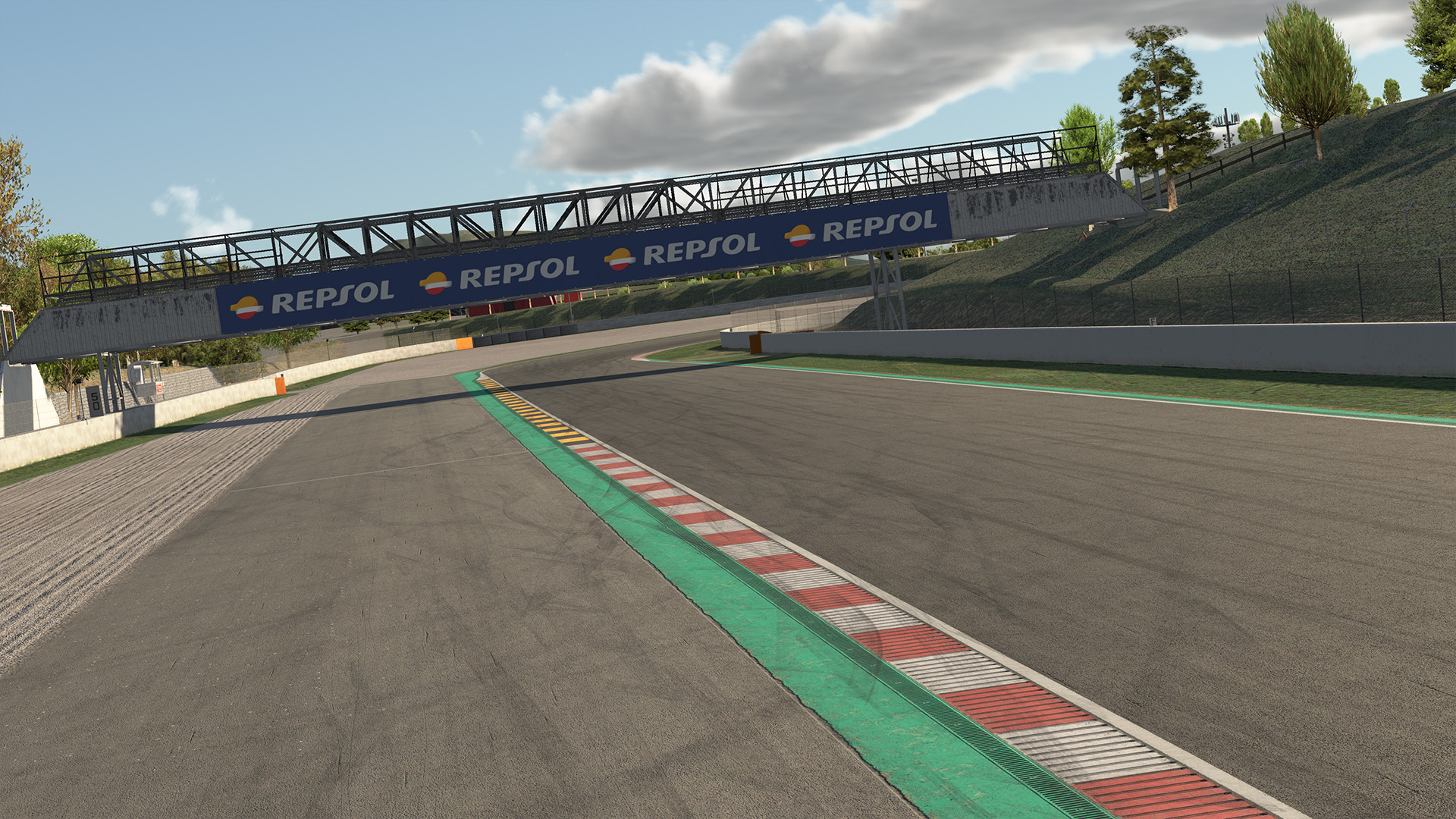 Circuit de Barcelona Catalunya circuit view 2