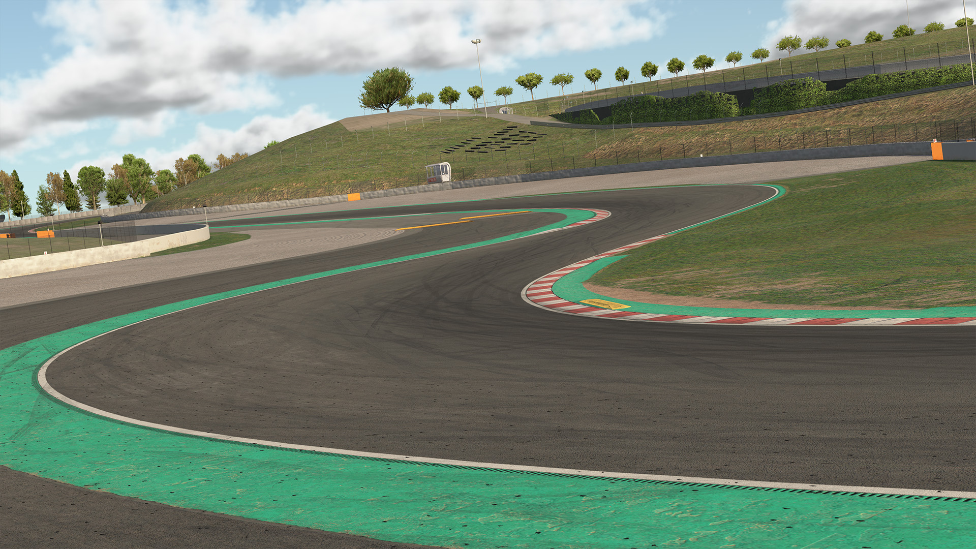 Circuit de Barcelona Catalunya circuit view 3