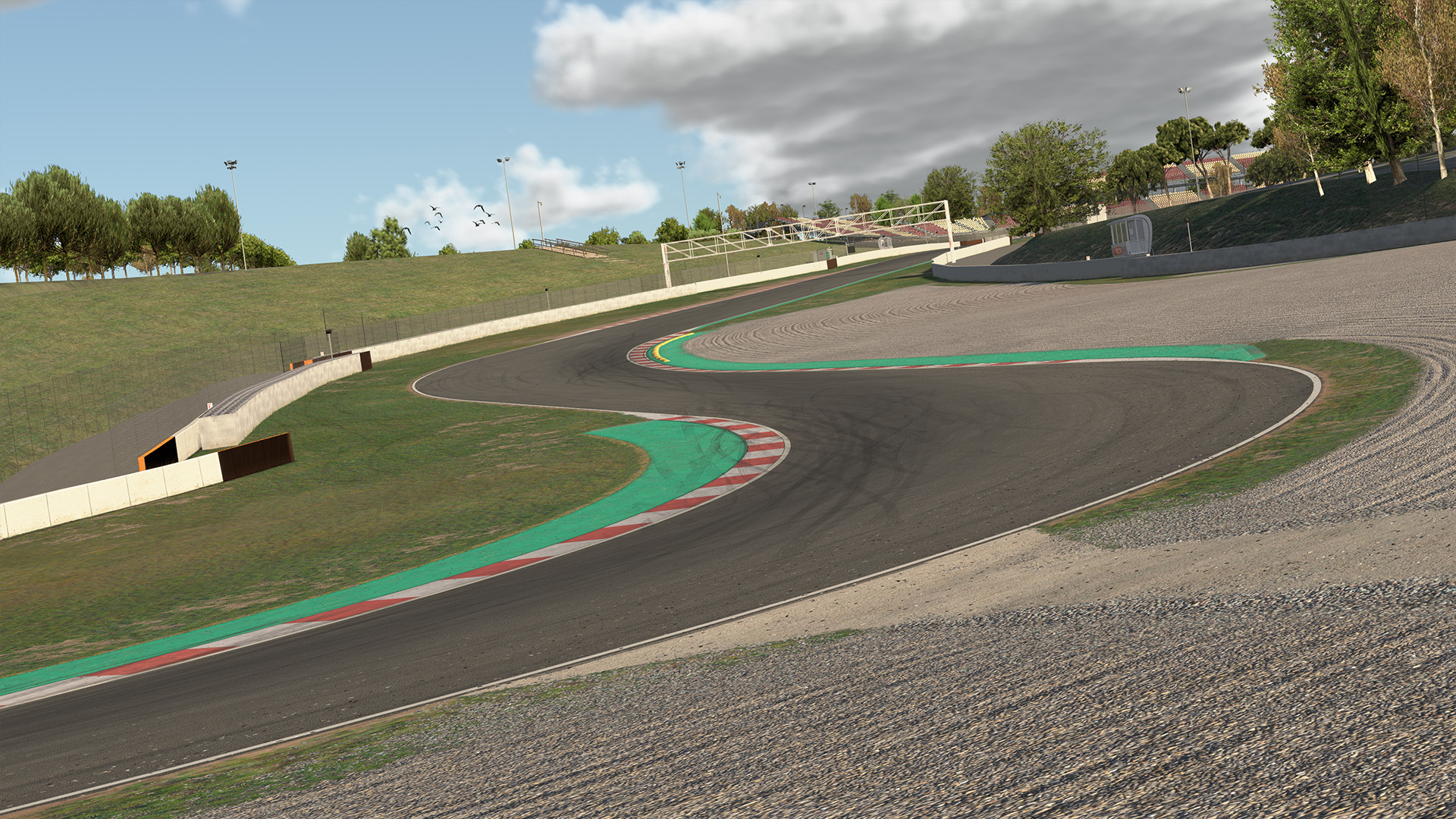 Circuit de Barcelona Catalunya circuit view 4