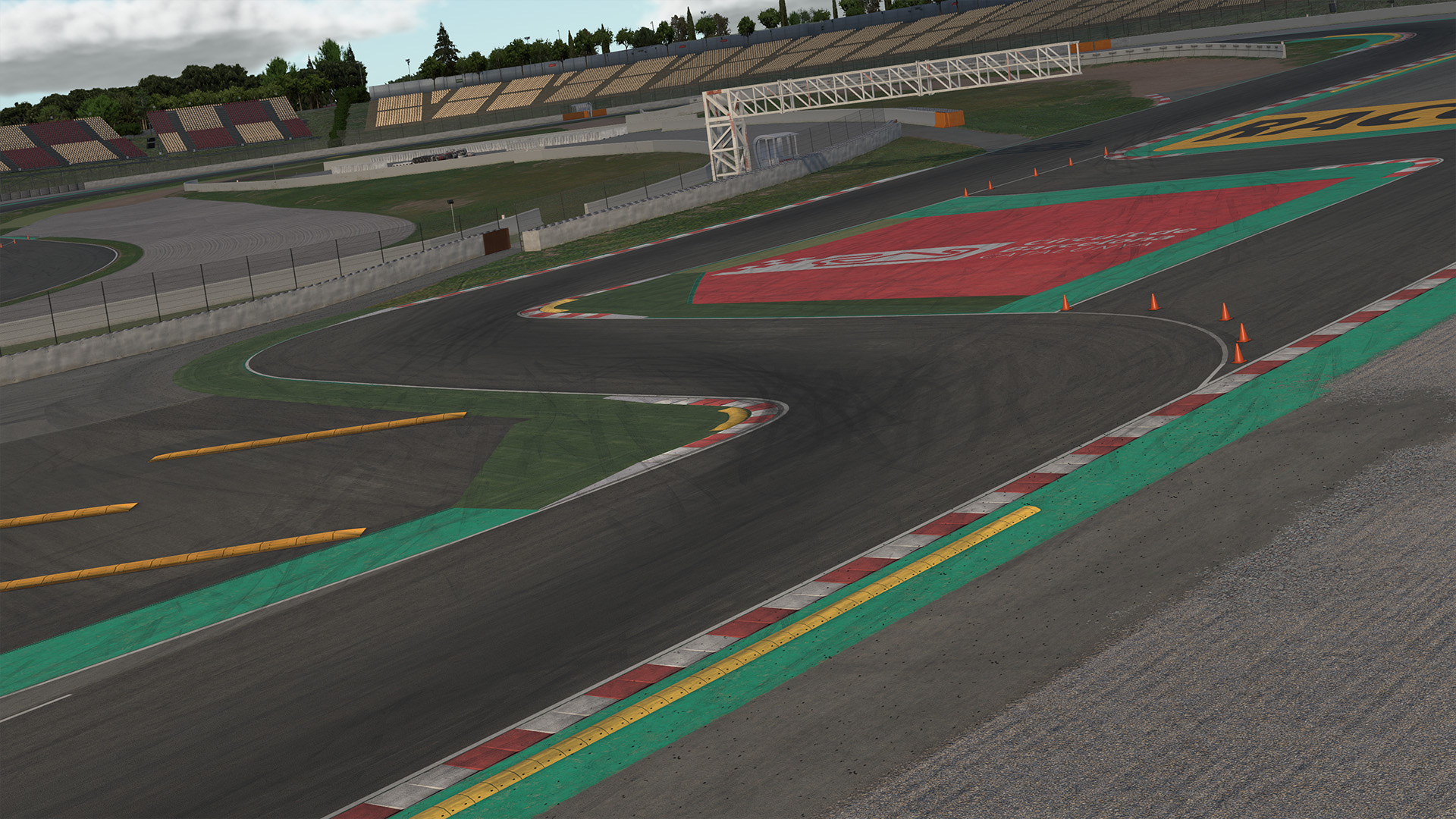 Circuit de Barcelona Catalunya circuit view 5