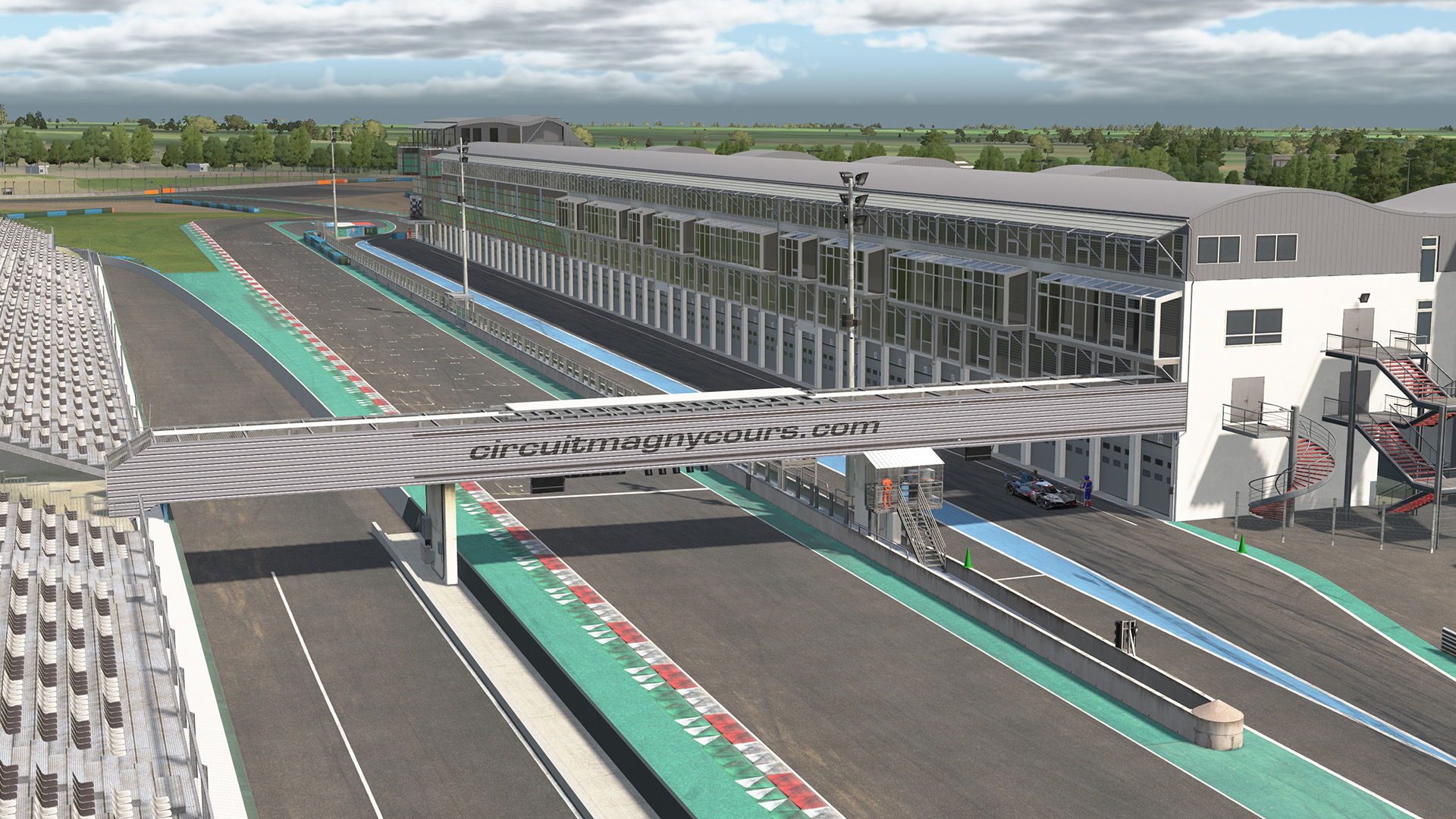 Circuit de Nevers Magny-Cours circuit view 1