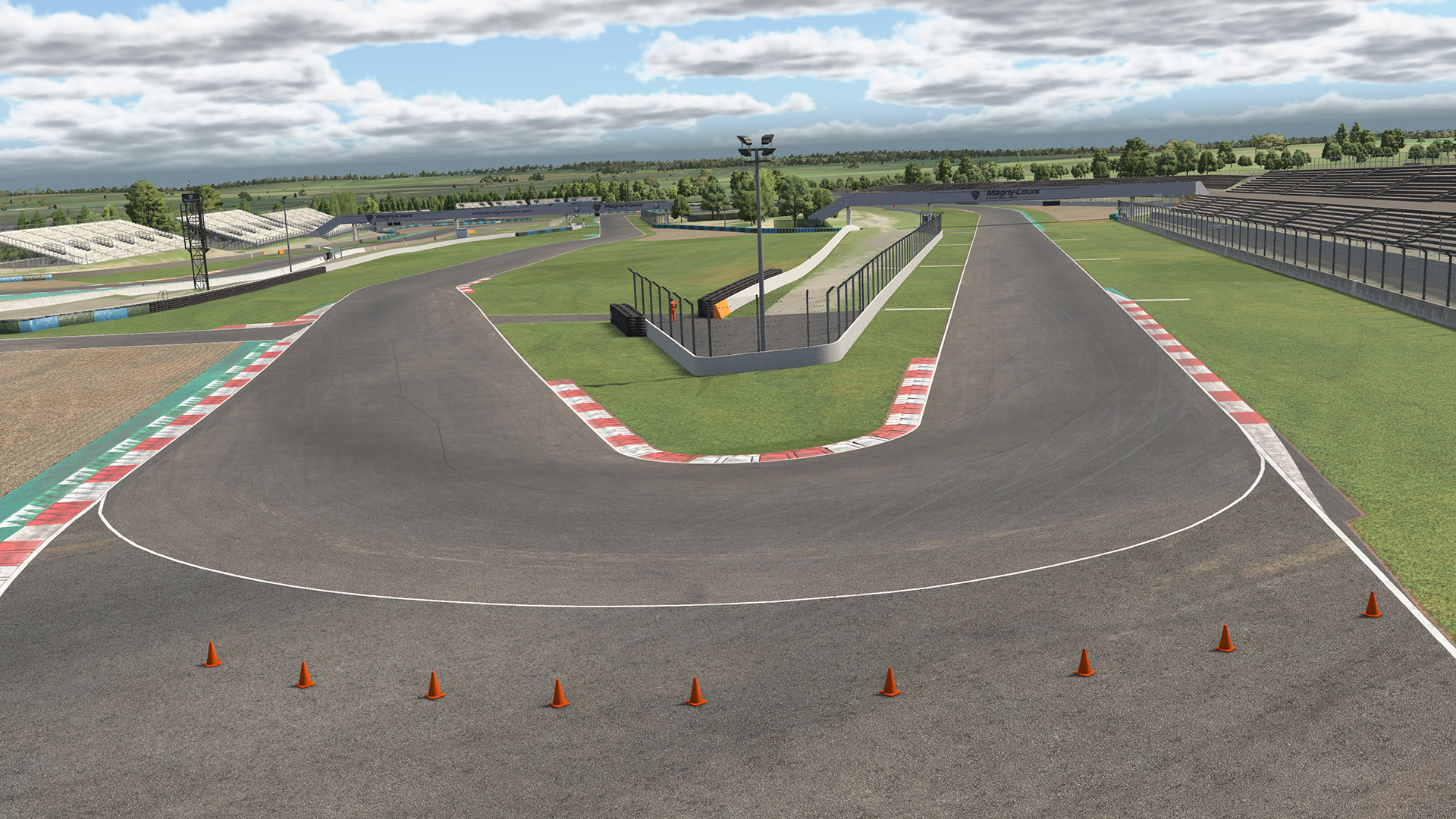Circuit de Nevers Magny-Cours circuit view 2