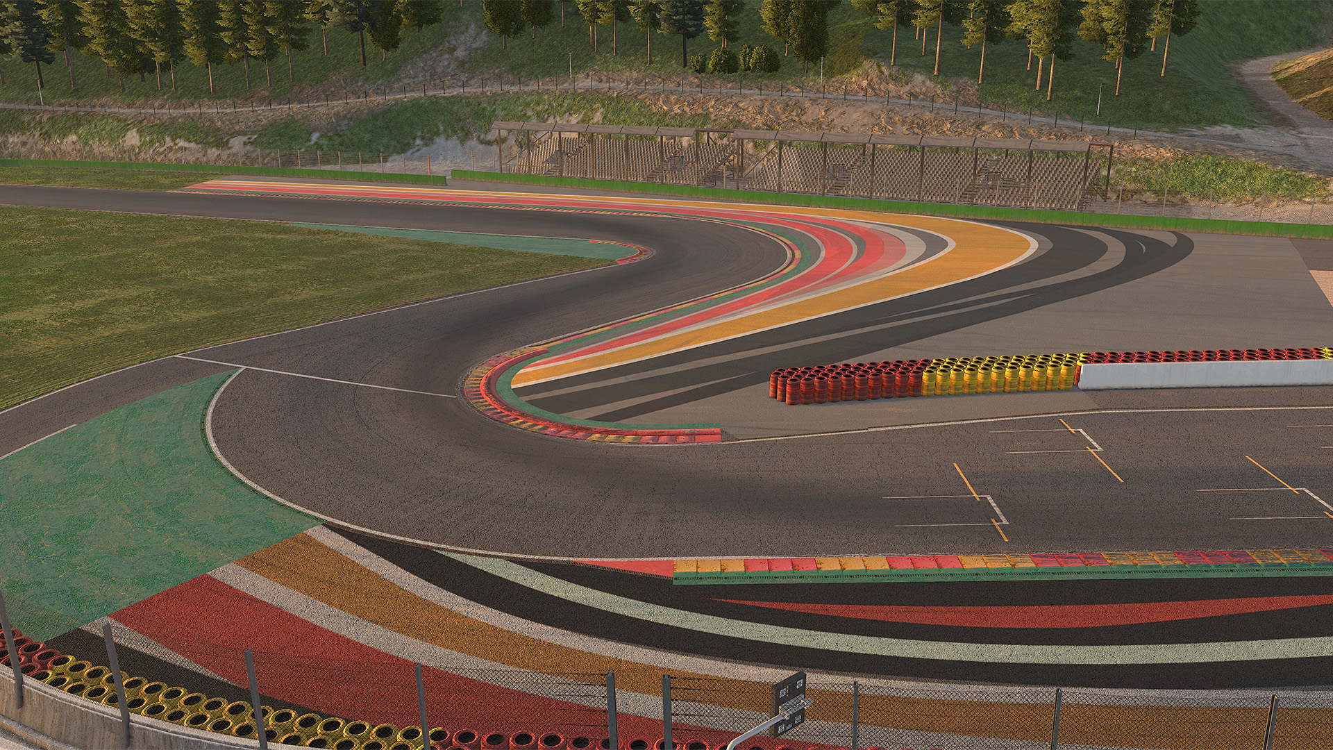 Circuit de Spa-Francorchamps circuit view 1