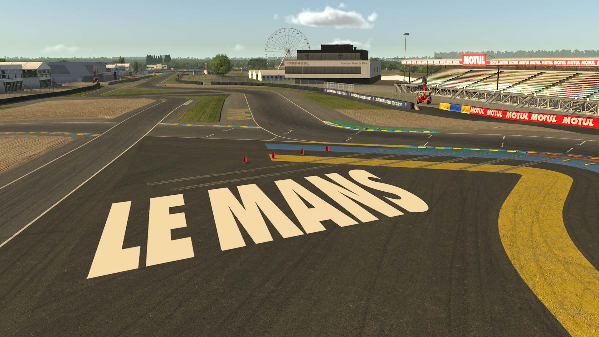 Le Mans circuit view 1