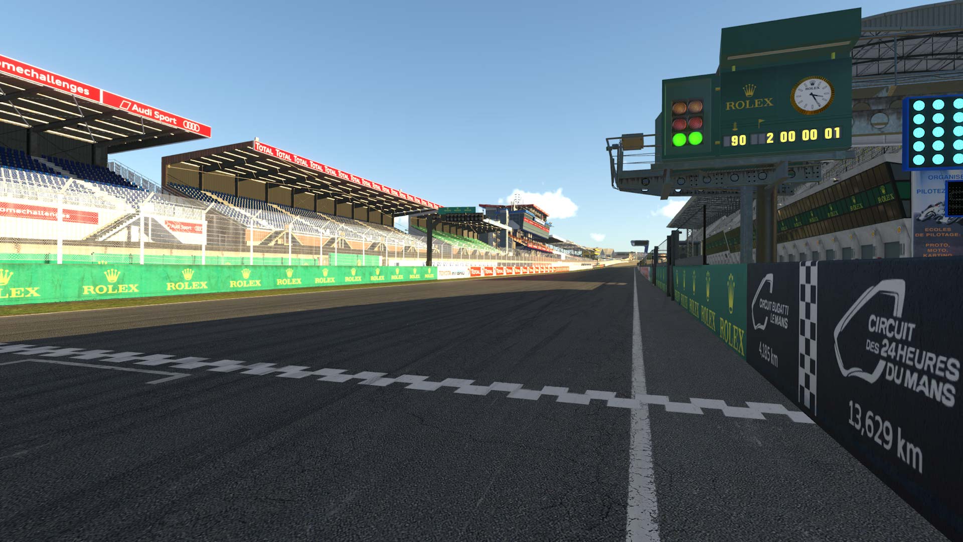 Le Mans circuit view 2