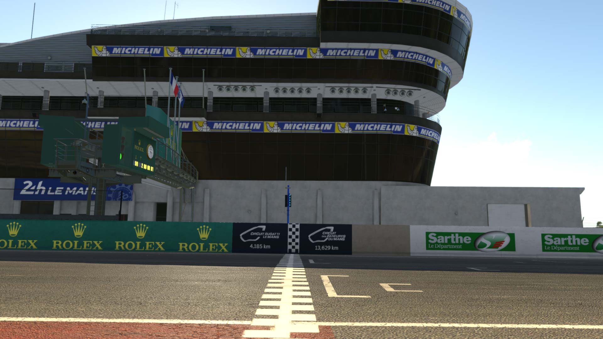 Le Mans circuit view 3