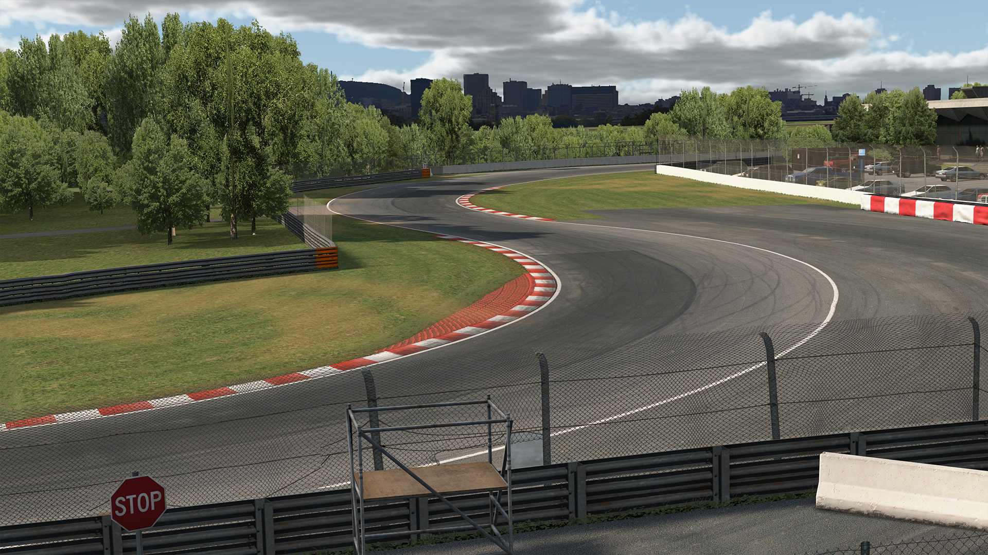 Circuit Gilles Villeneuve circuit view 4