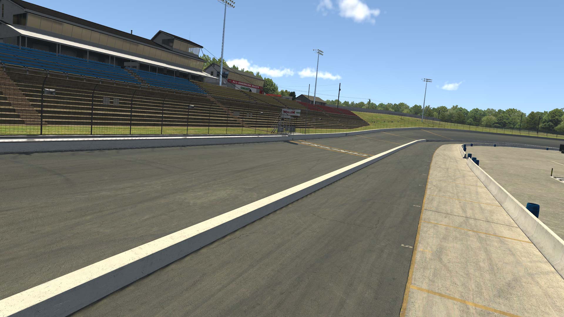 Concord Speedway circuit view 1