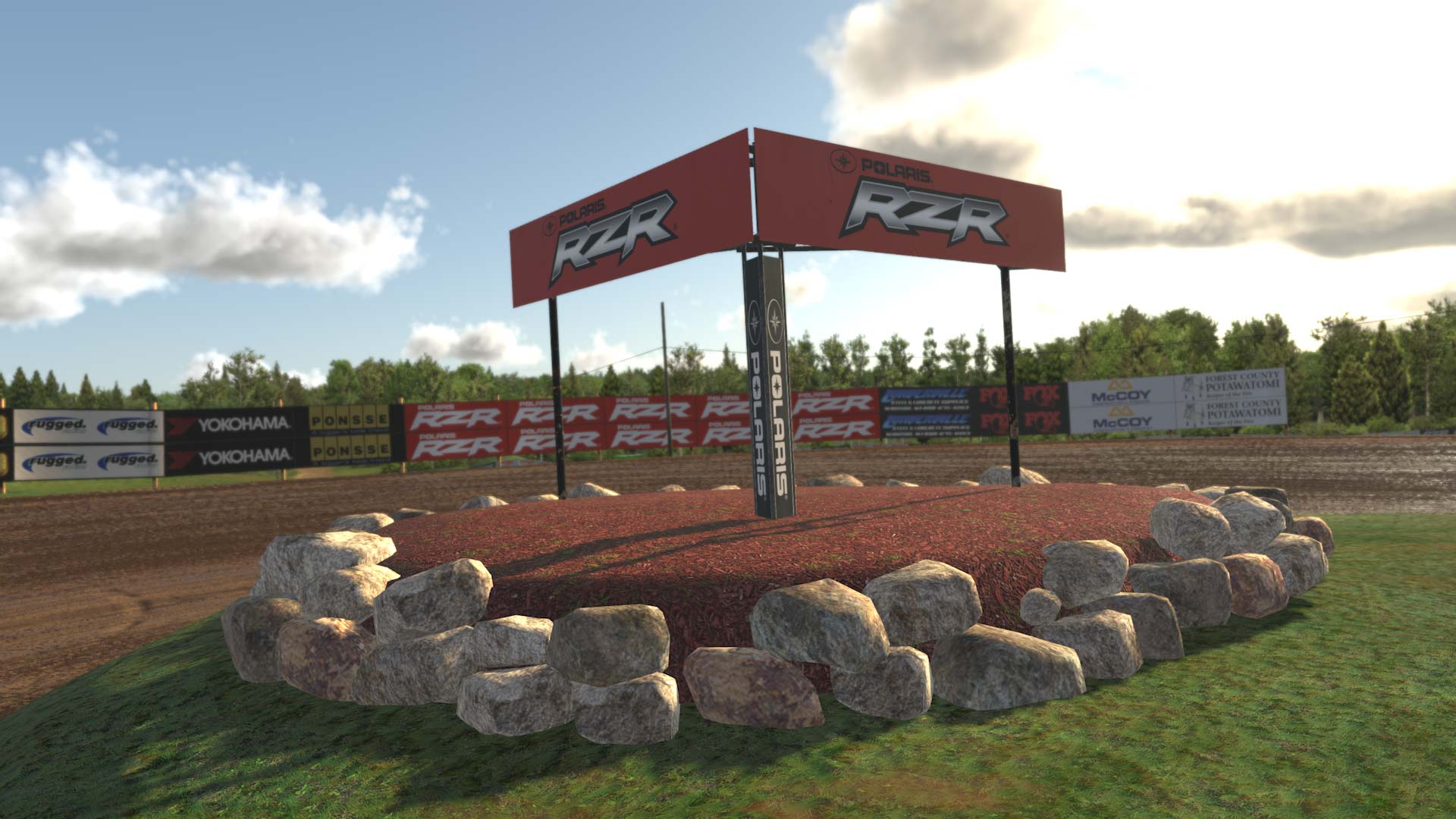 Crandon International Raceway circuit view 3