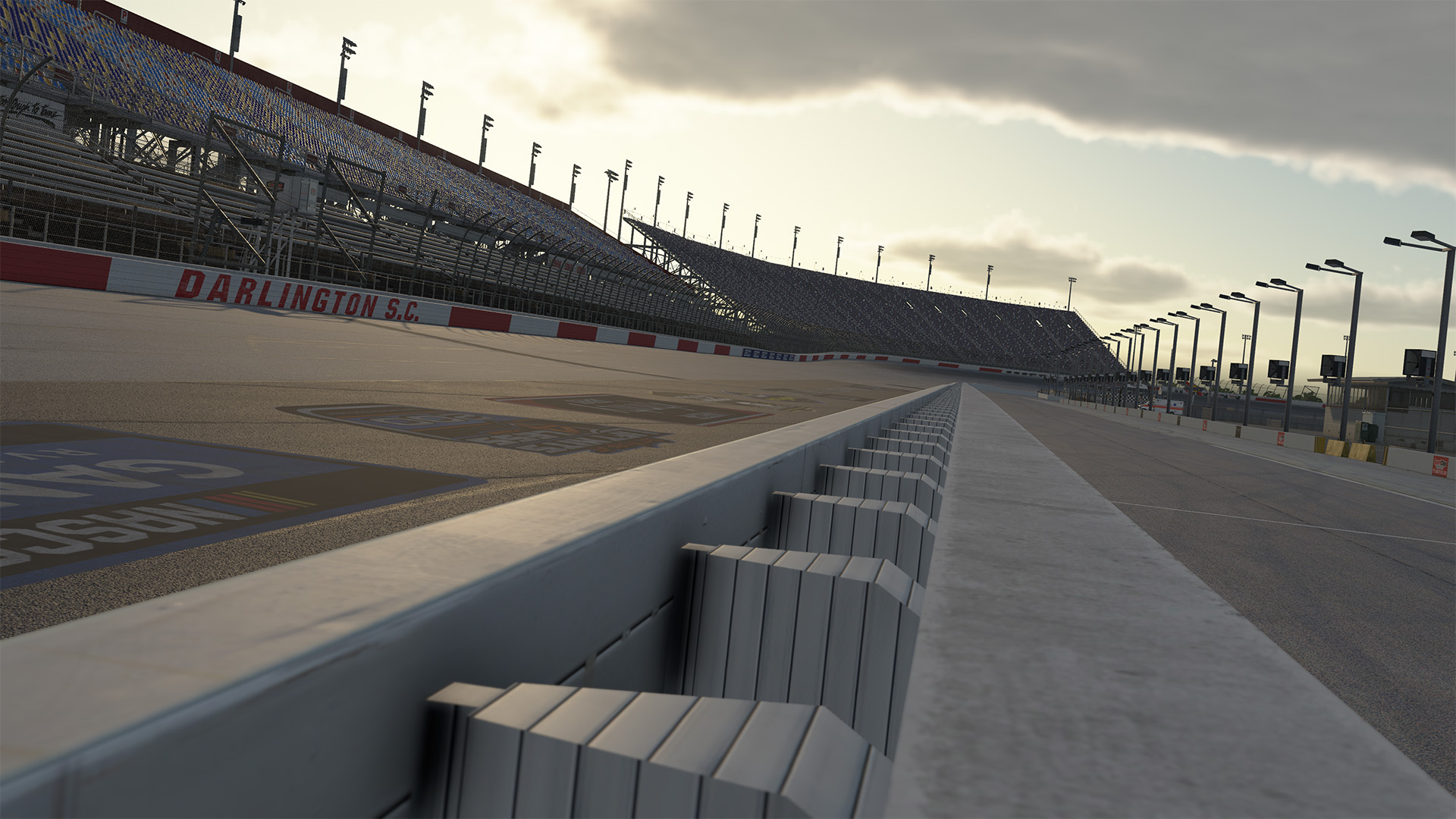 Darlington Raceway circuit view 3