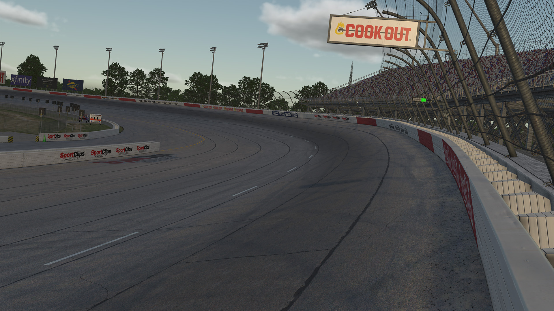 Darlington Raceway circuit view 5