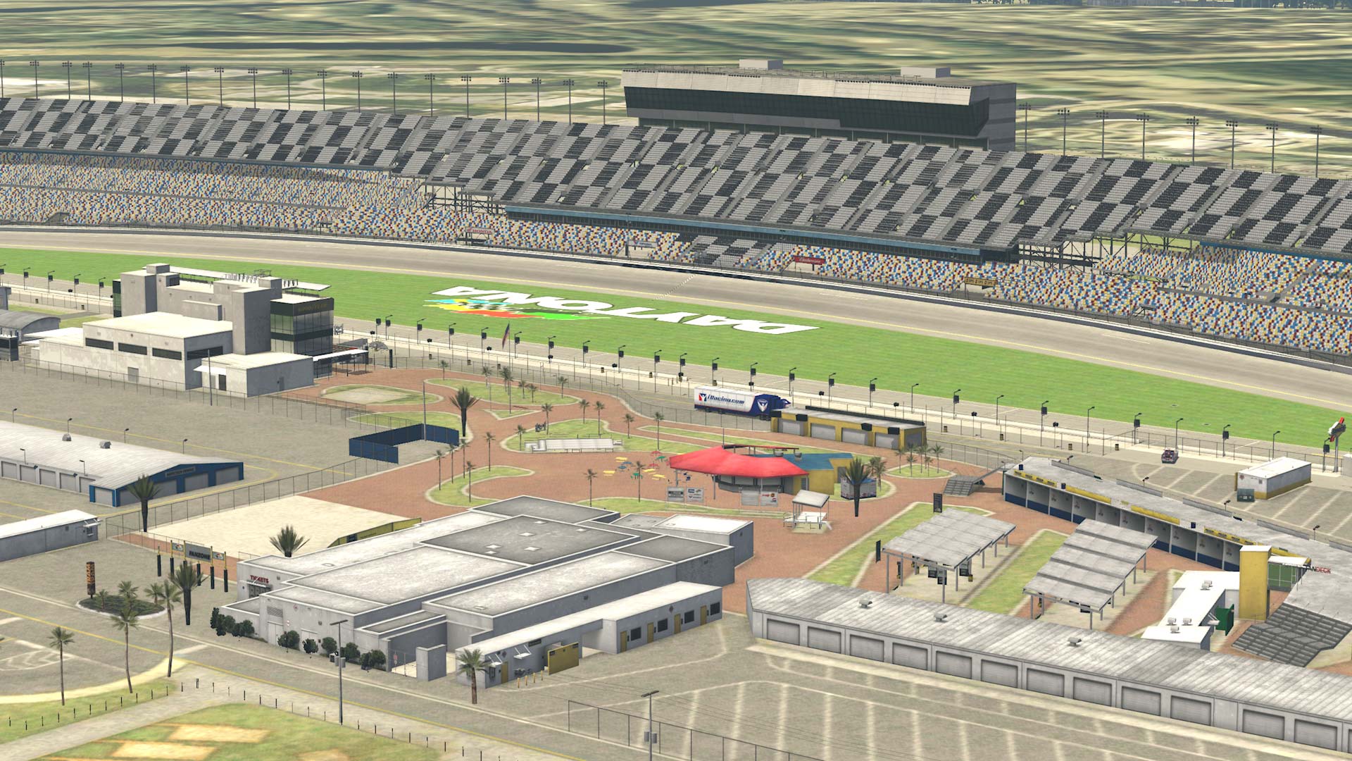 Daytona Rallycross and Dirt Road circuit view 1