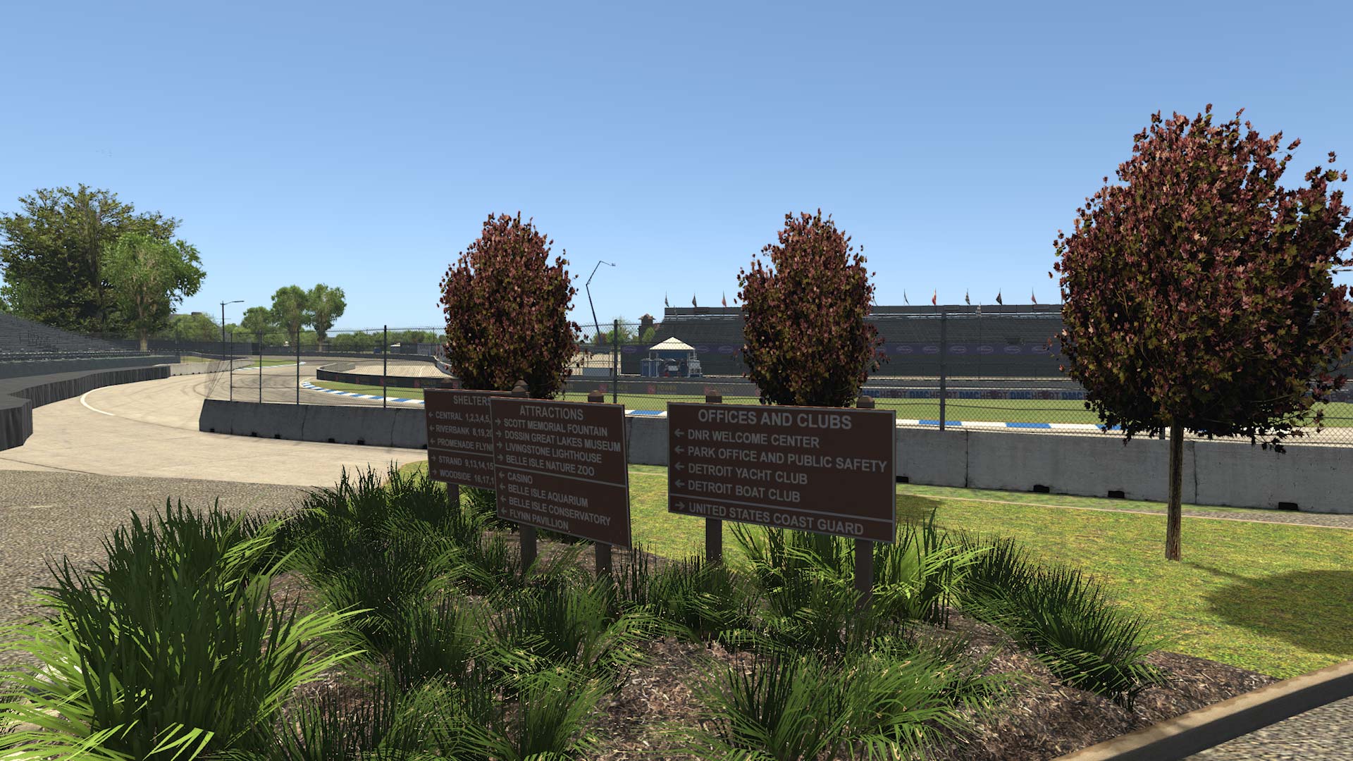 Detroit Grand Prix at Belle Isle circuit view 5