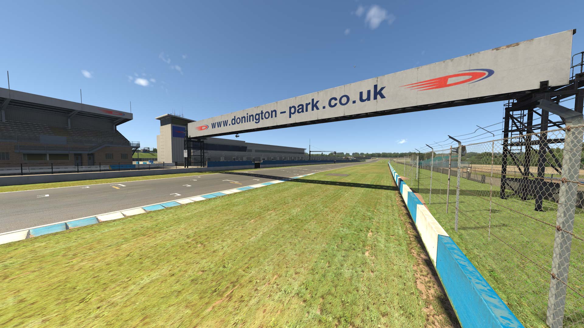 Donington Park Racing Circuit circuit view 1