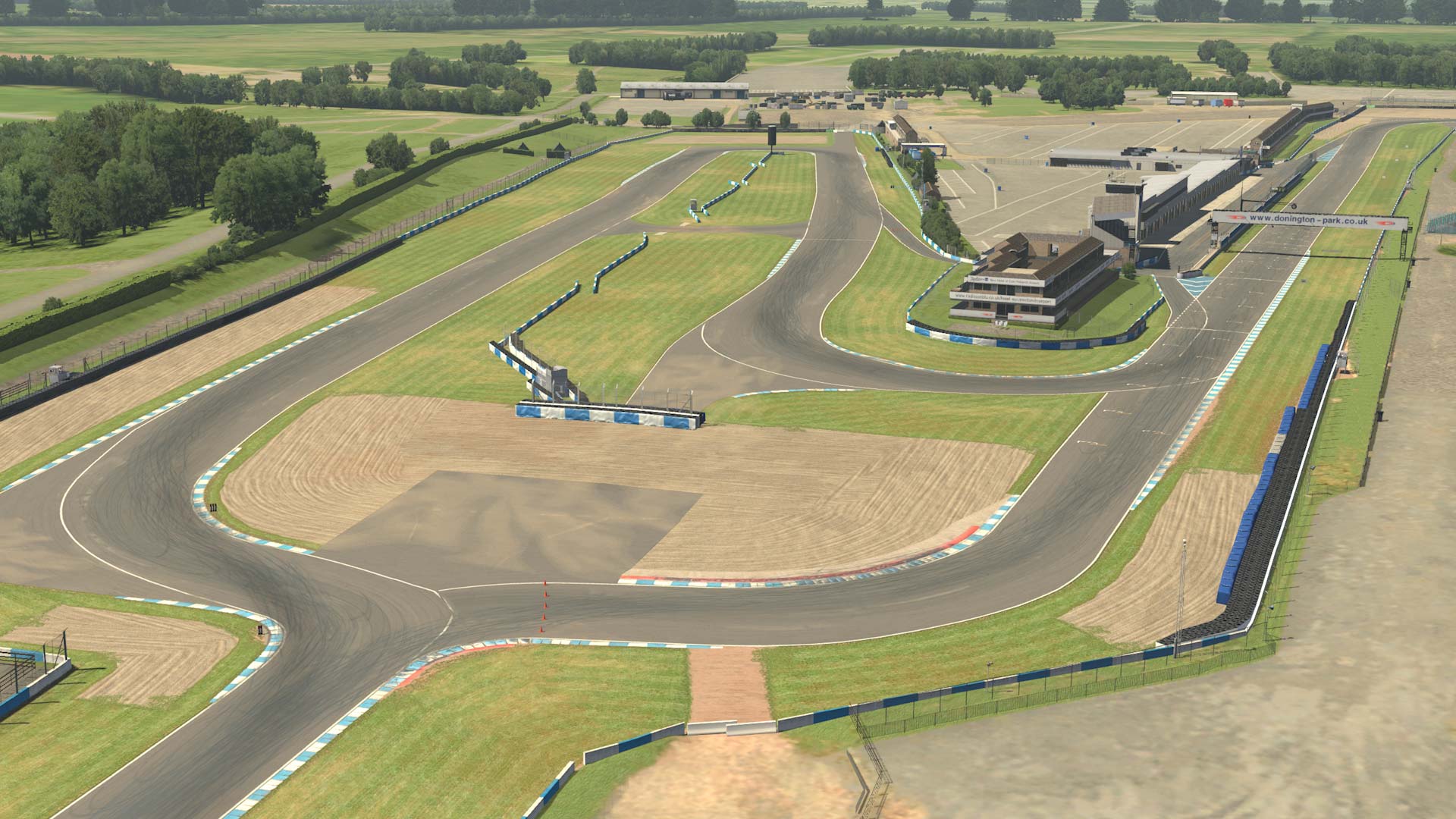 Donington Park Racing Circuit circuit view 3