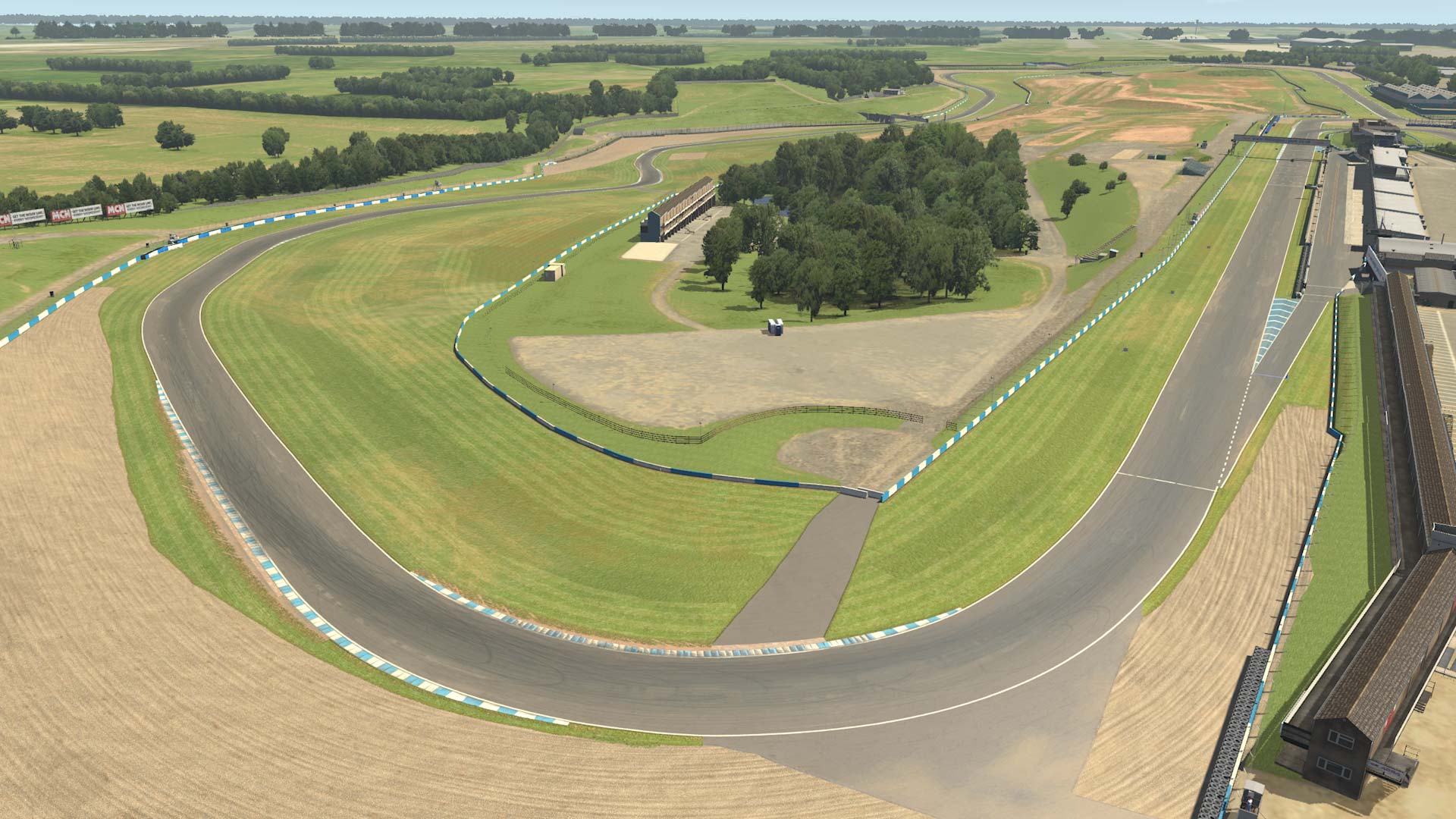 Donington Park Racing Circuit circuit view 4