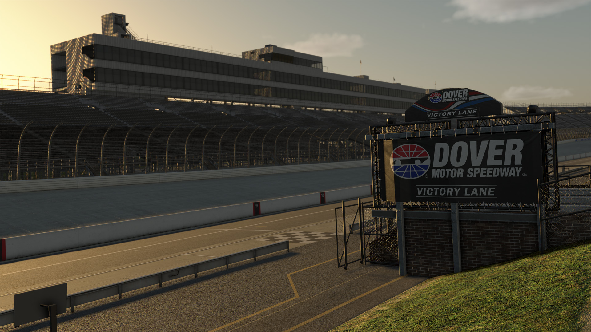 Dover Motor Speedway circuit view 1