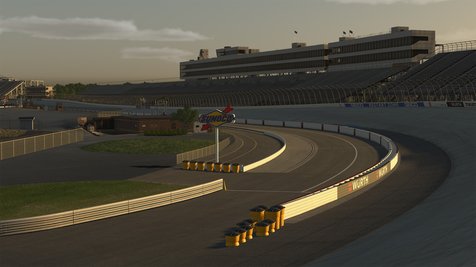 Dover Motor Speedway circuit view 2