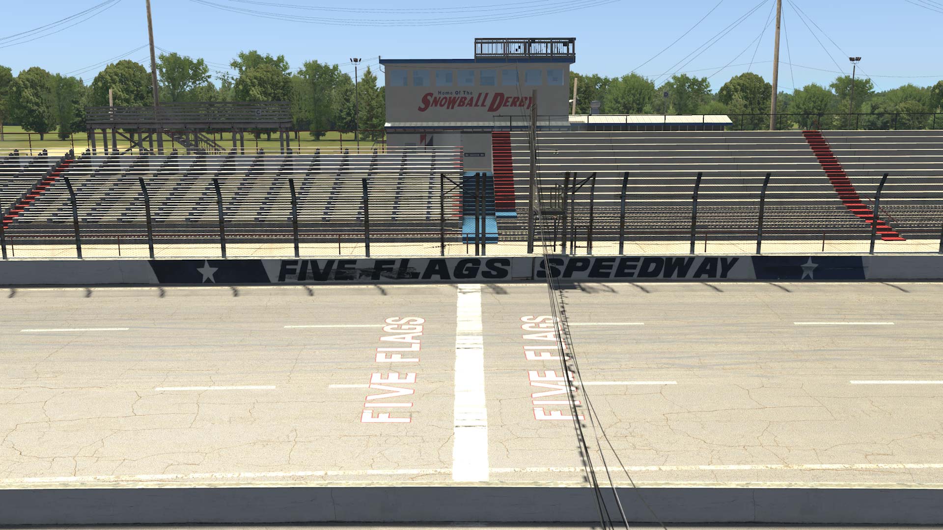 Five Flags Speedway circuit view 1