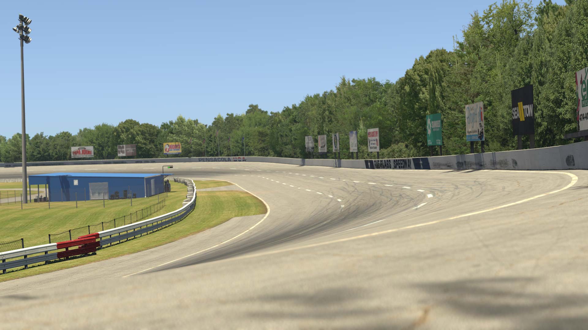 Five Flags Speedway circuit view 4