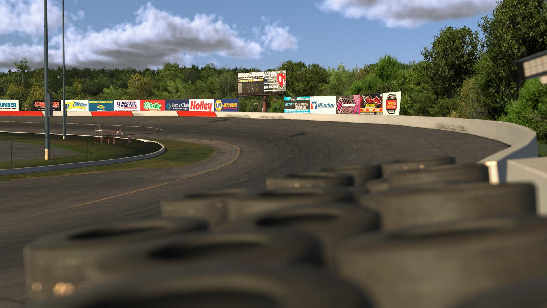 Hickory Motor Speedway circuit view 2
