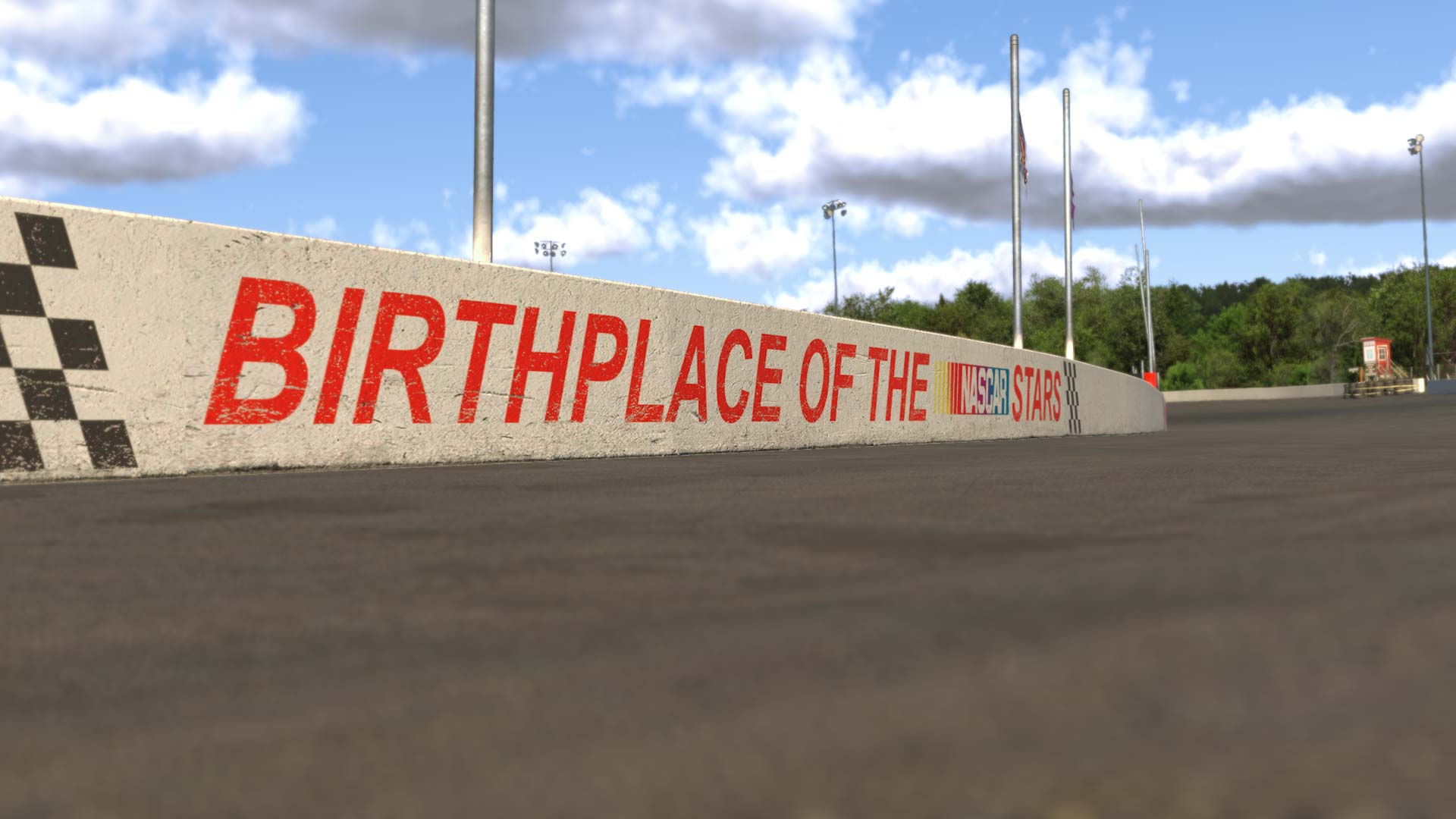 Hickory Motor Speedway circuit view 3