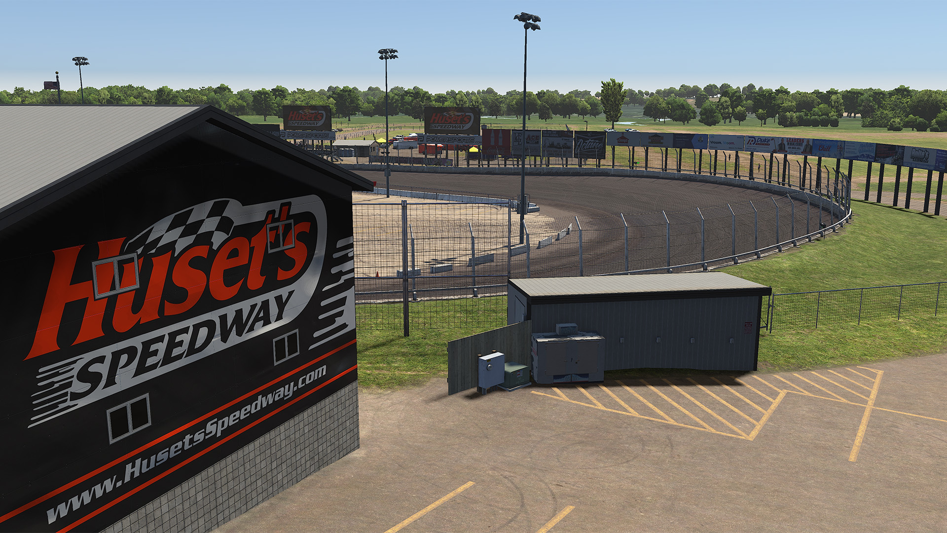 Huset's Speedway circuit view 1