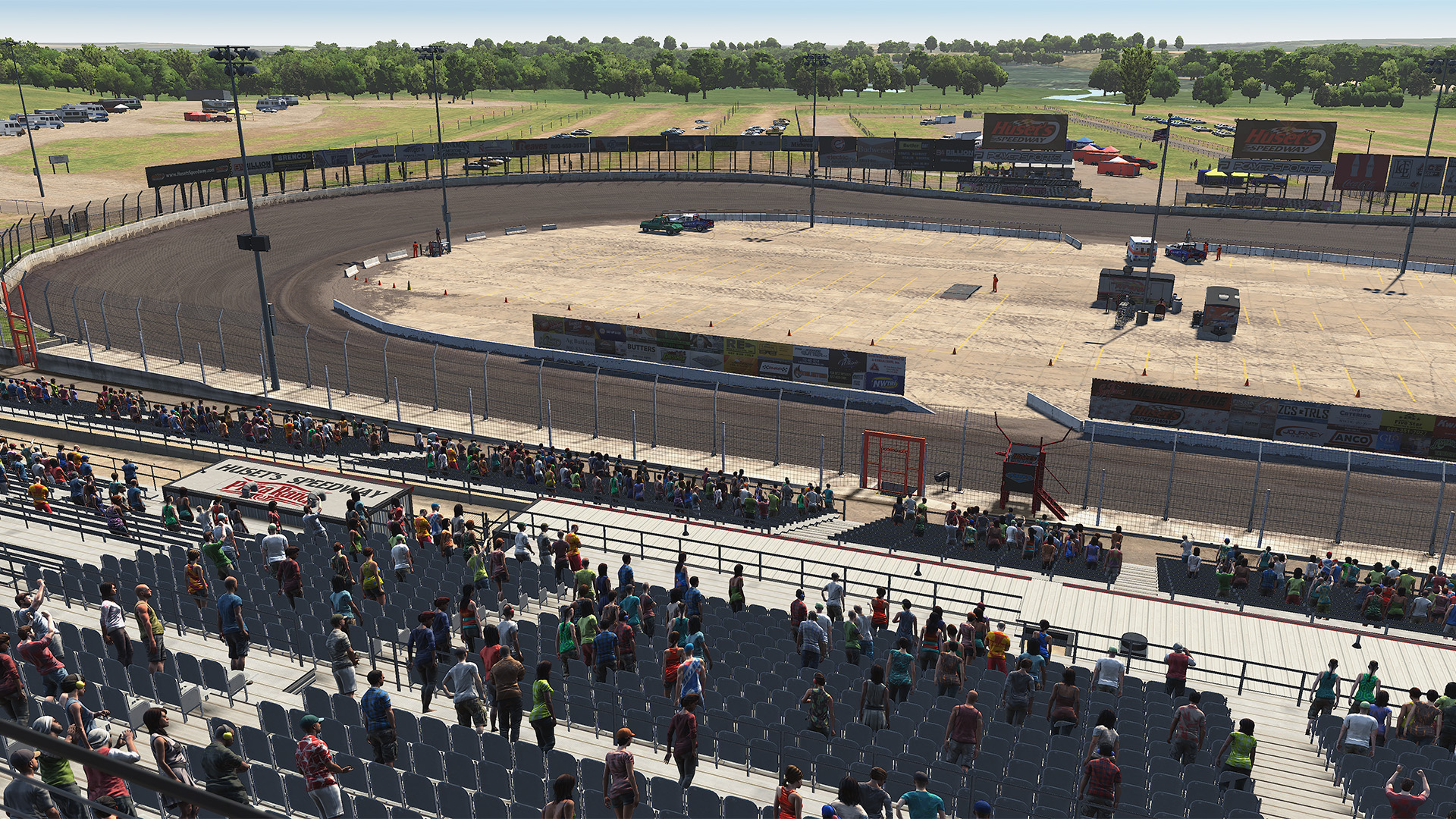 Huset's Speedway circuit view 2