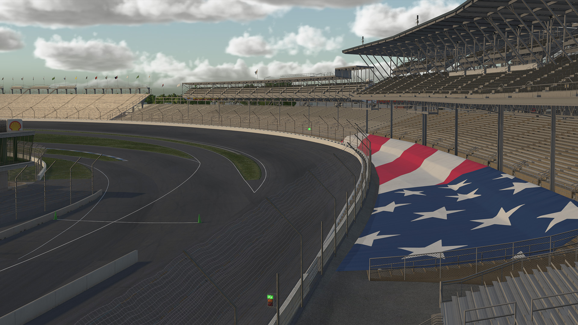 Indianapolis Motor Speedway circuit view 2