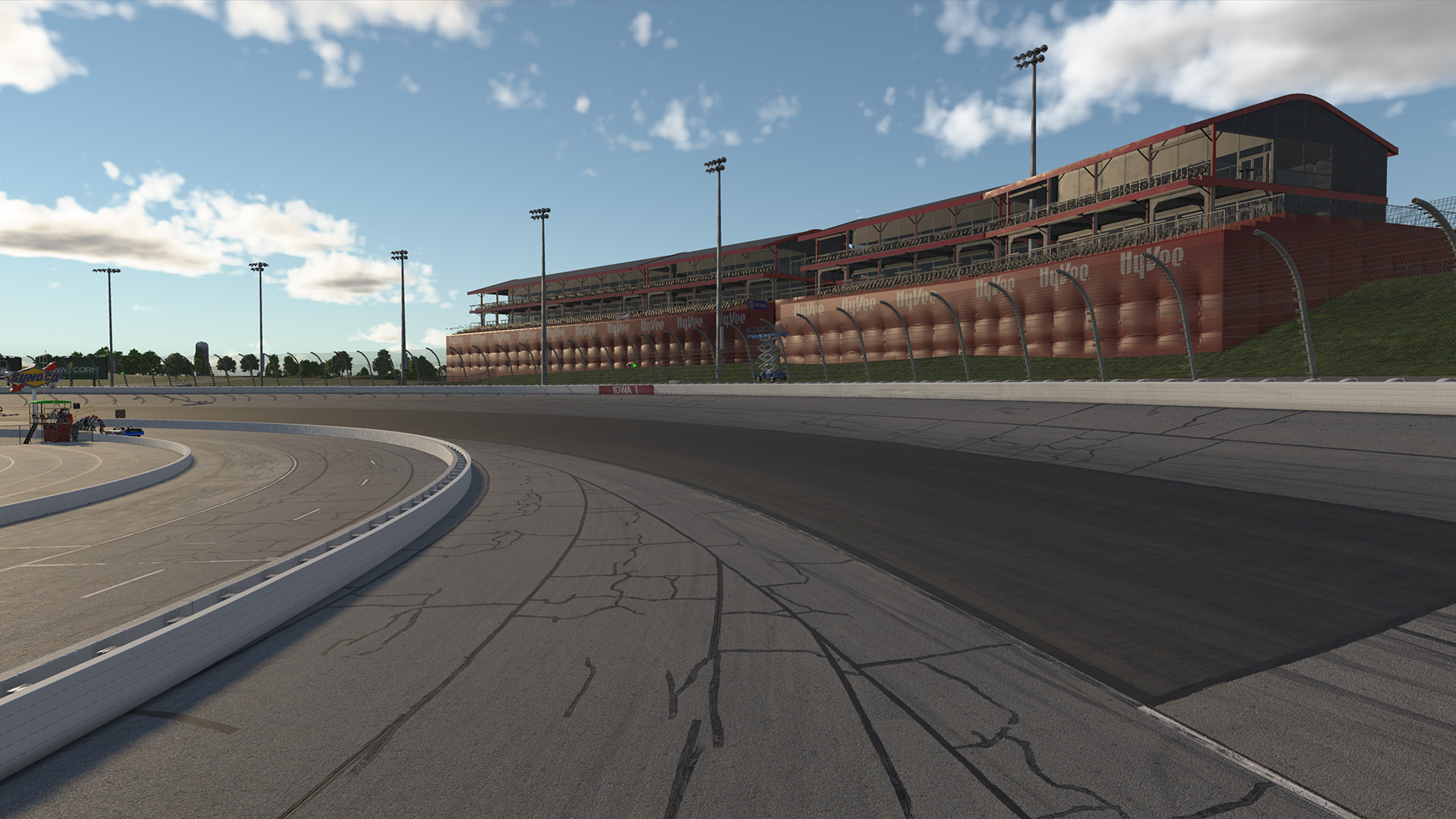 Iowa Speedway circuit view 1