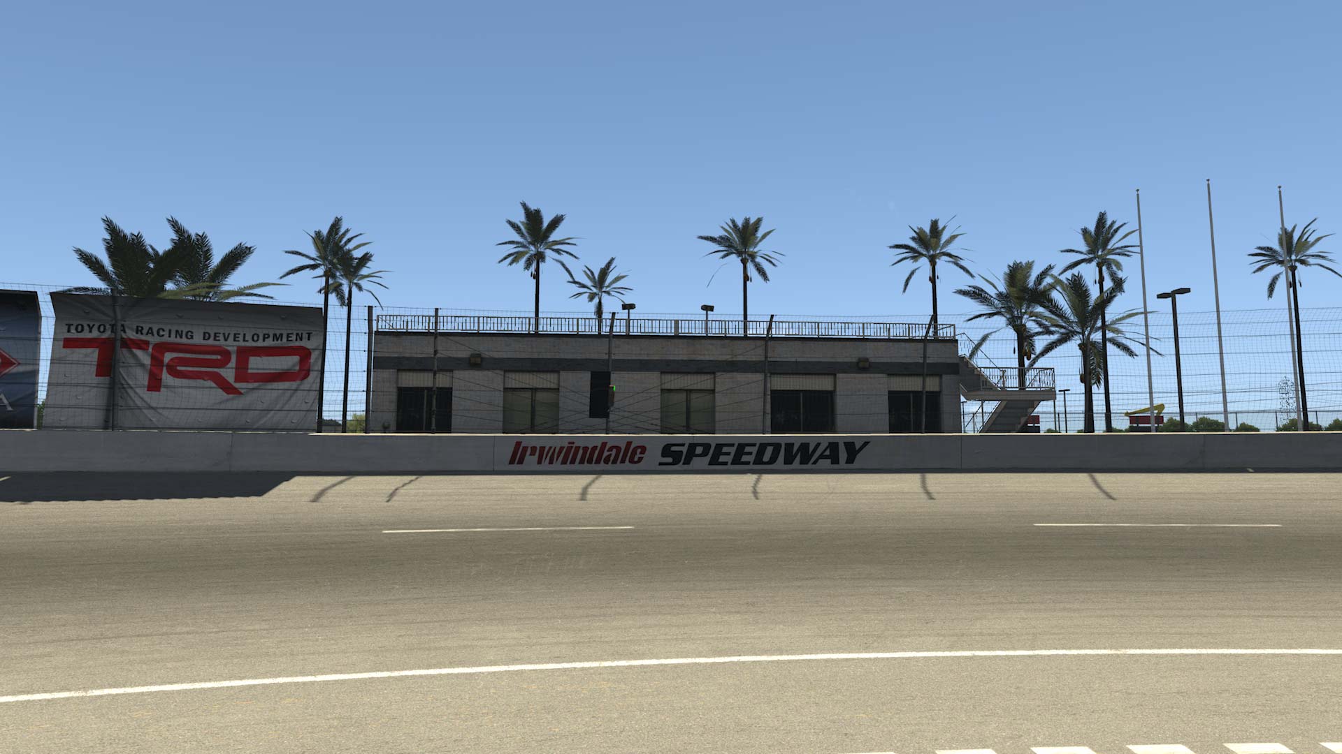 Irwindale Speedway circuit view 1