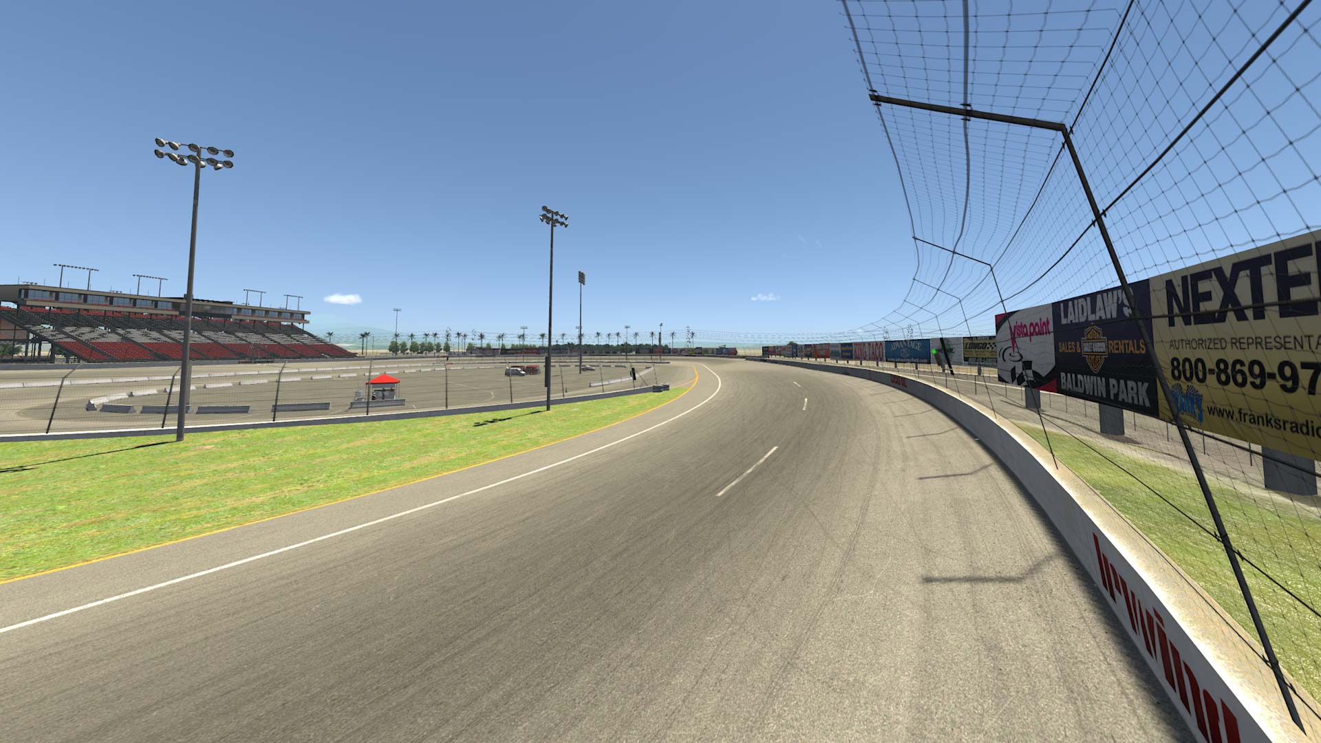Irwindale Speedway circuit view 2