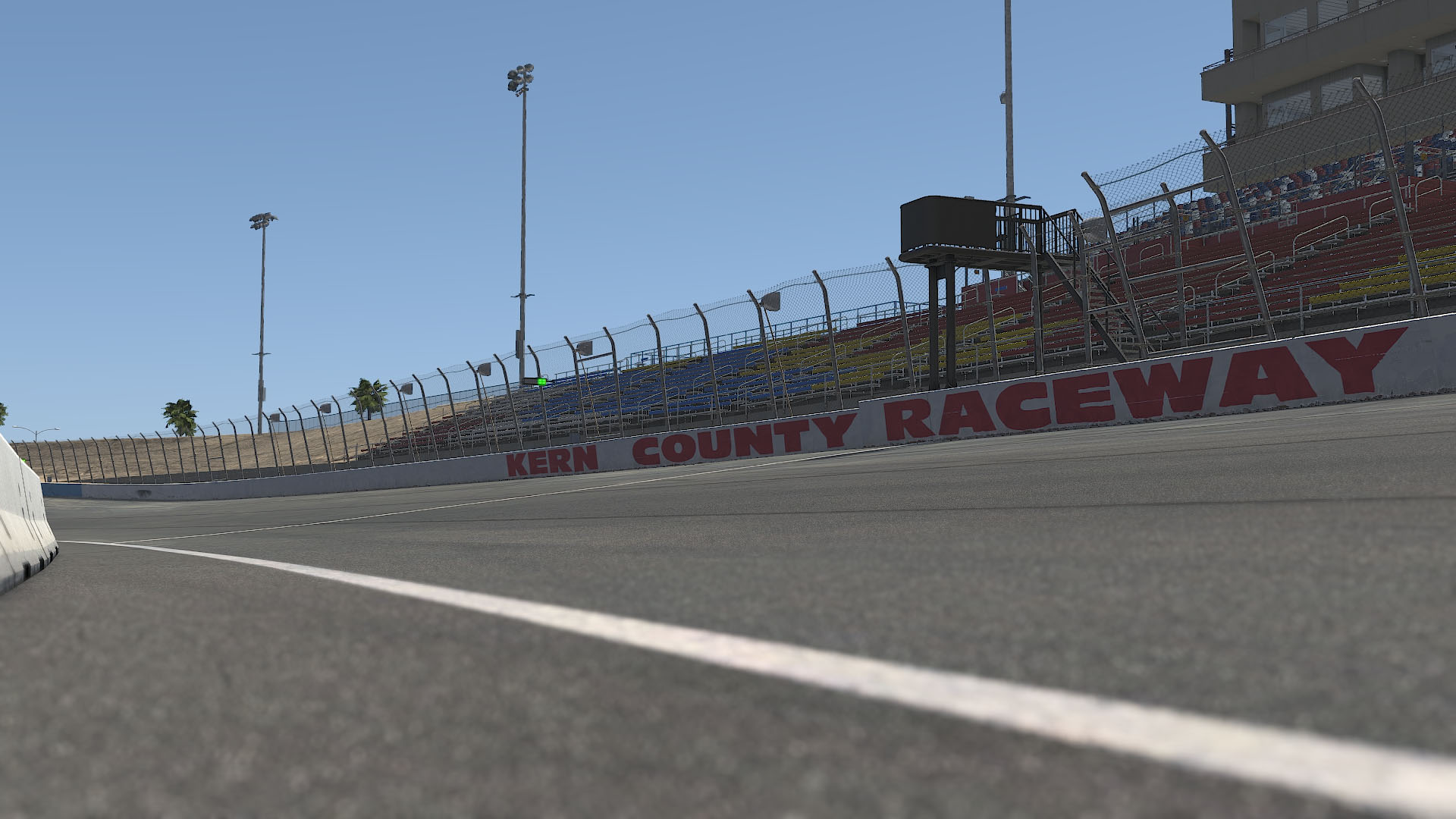Kevin Harvick's Kern Raceway circuit view 2